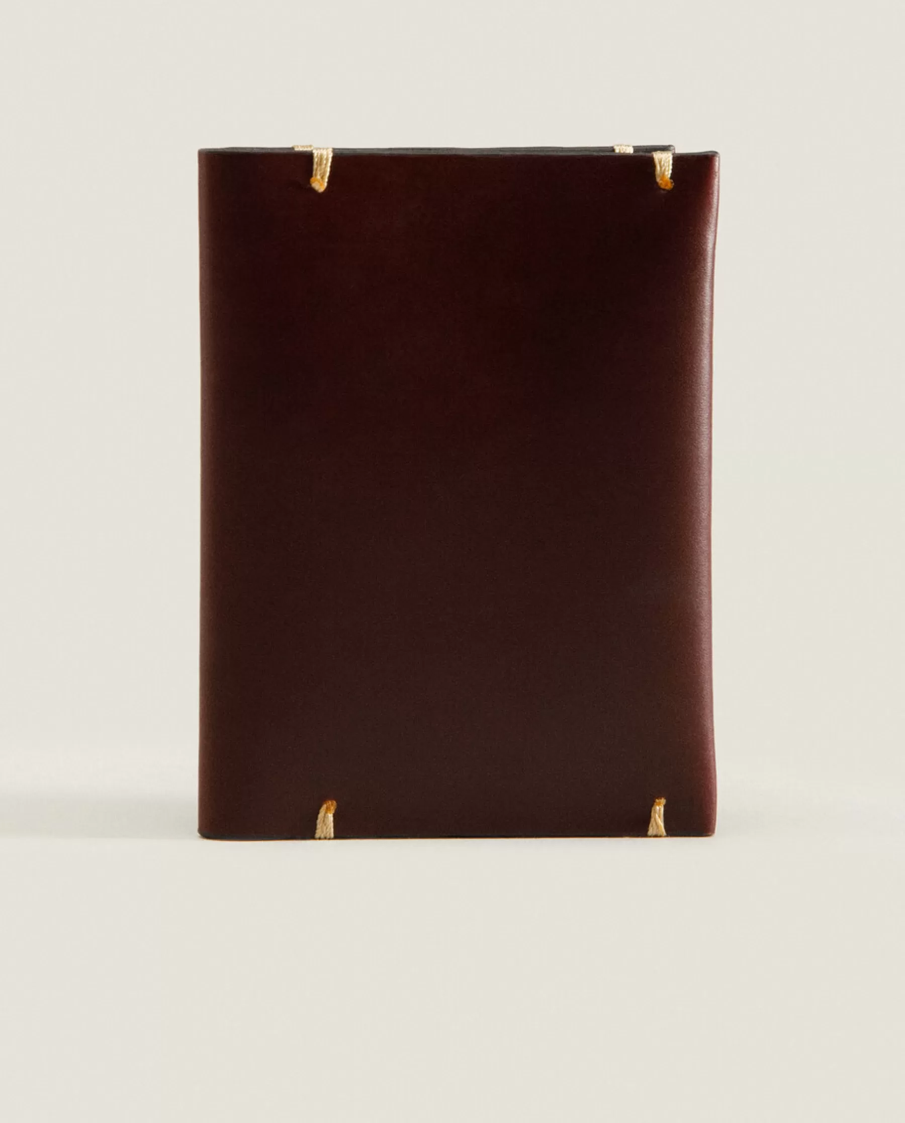 ZARA Home Leather Wallet With Topstiching Detail | Bags And Toiletry Bags