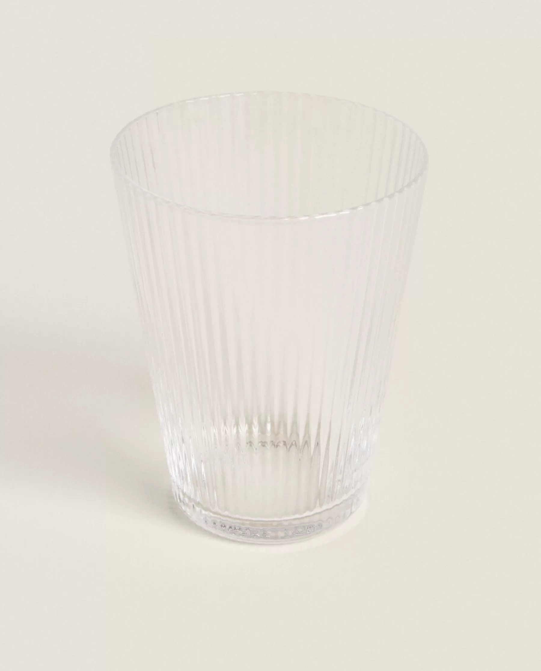 ZARA Home Lined Design Glass Tumbler | Tumblers