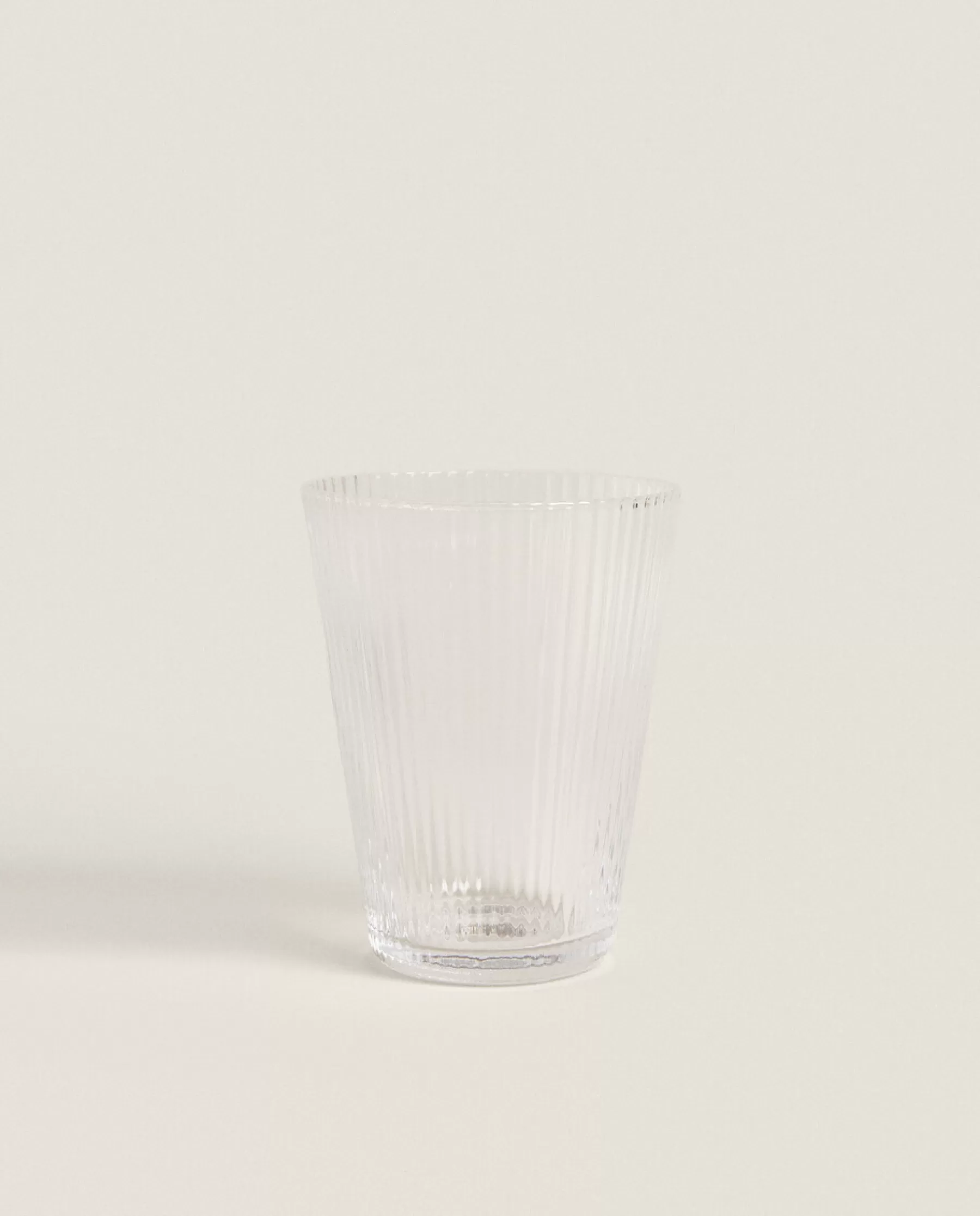 ZARA Home Lined Design Glass Tumbler | Tumblers