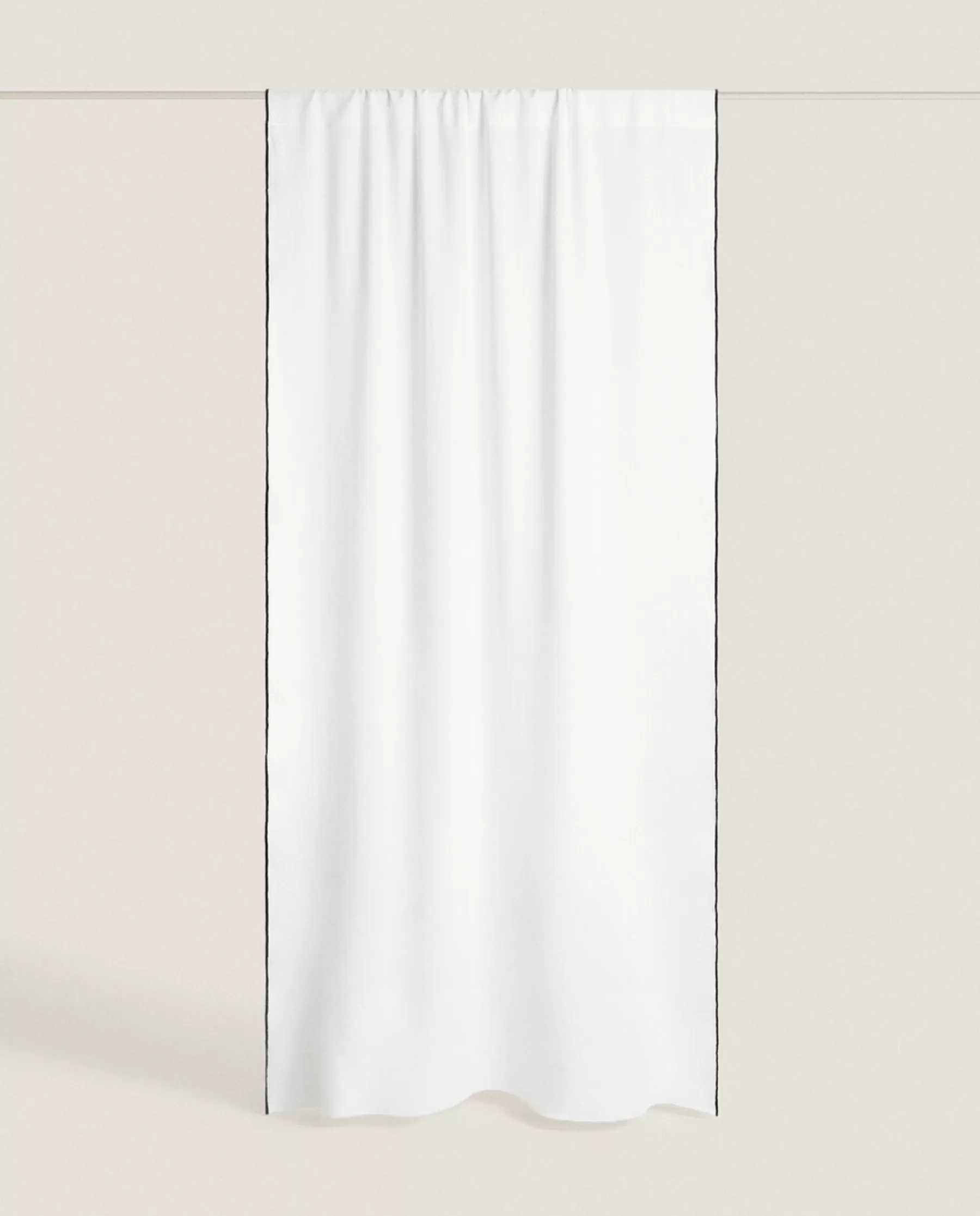 ZARA Home Linen Overlock Curtain | Curtains