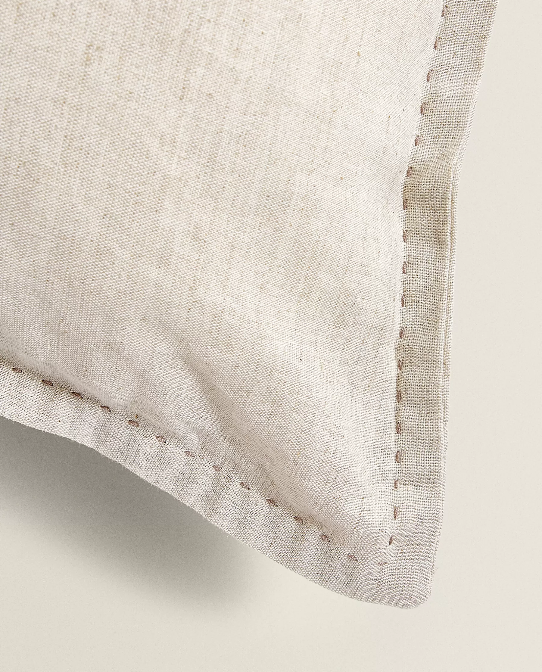 ZARA Home Linen Throw Pillow Cover | Solid