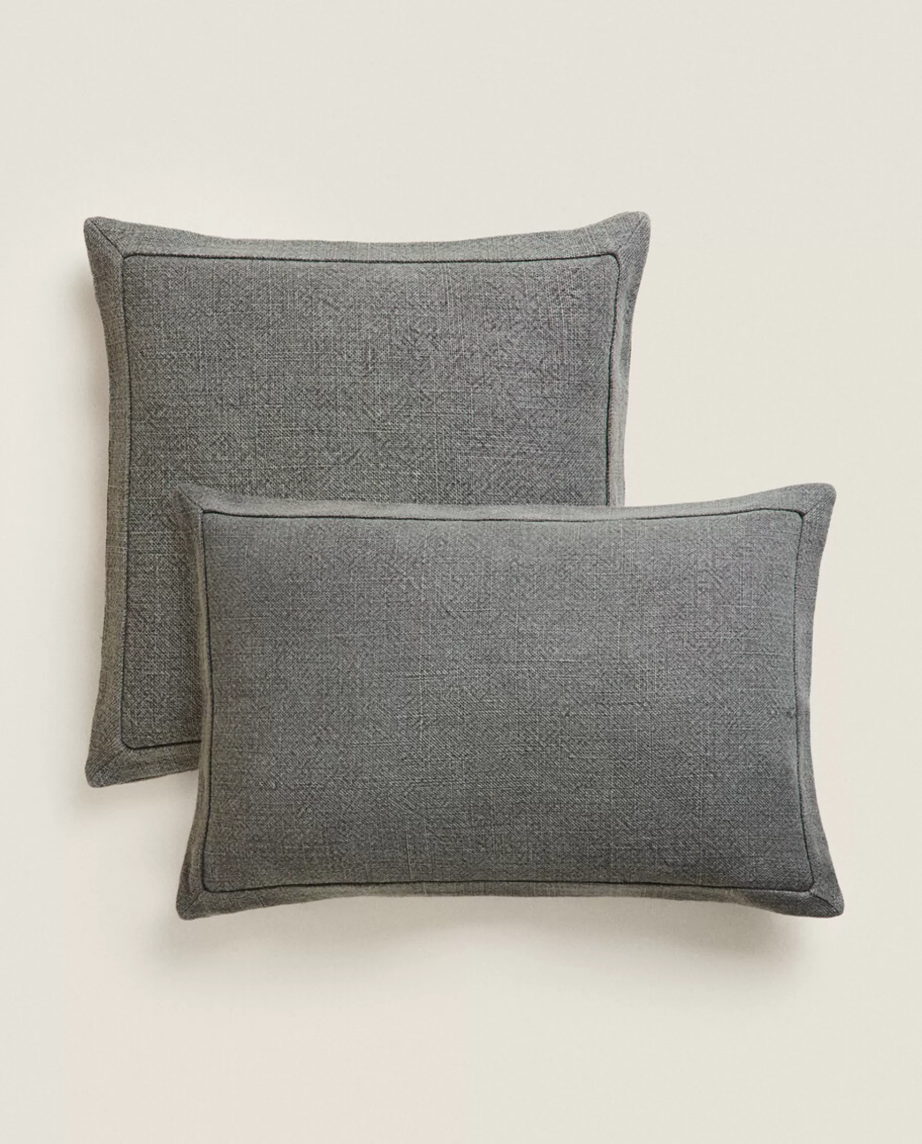 ZARA Home Linen Throw Pillow Cover | Solid