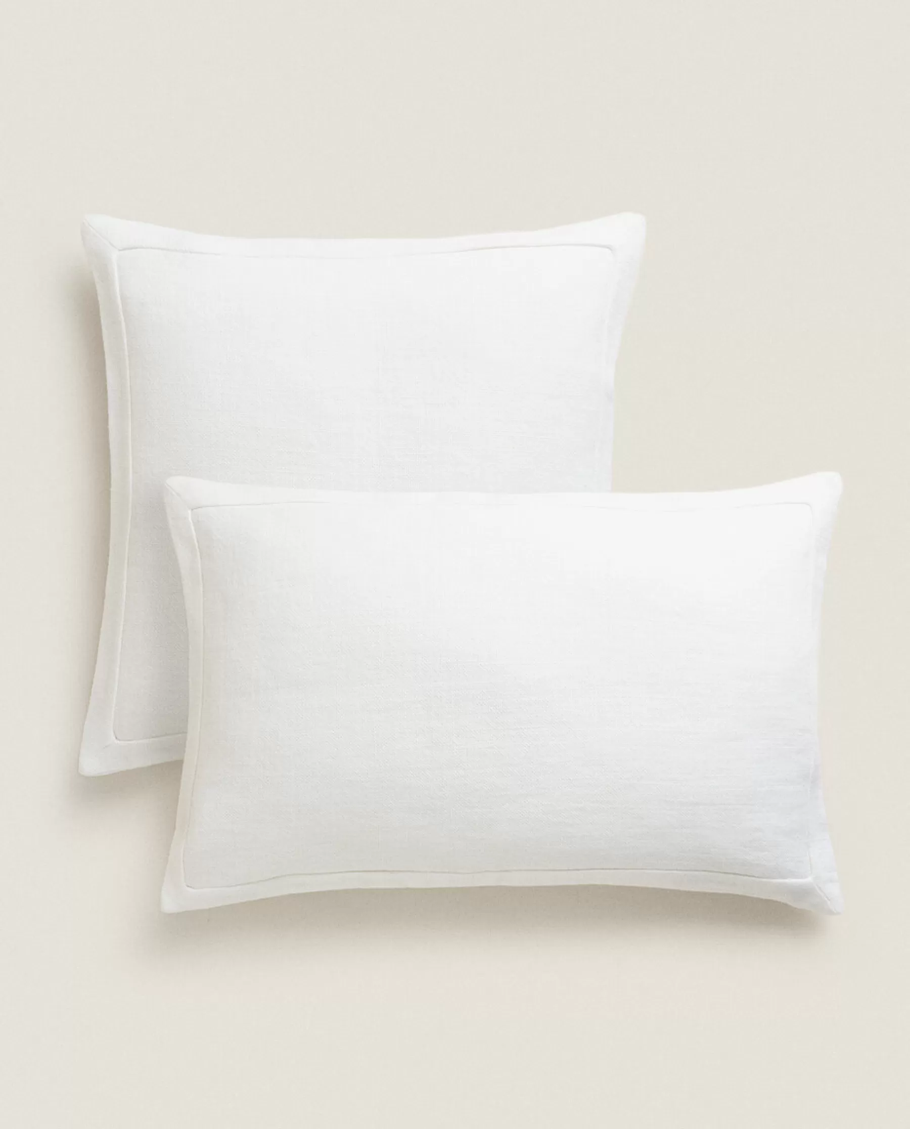 ZARA Home Linen Throw Pillow Cover | Solid