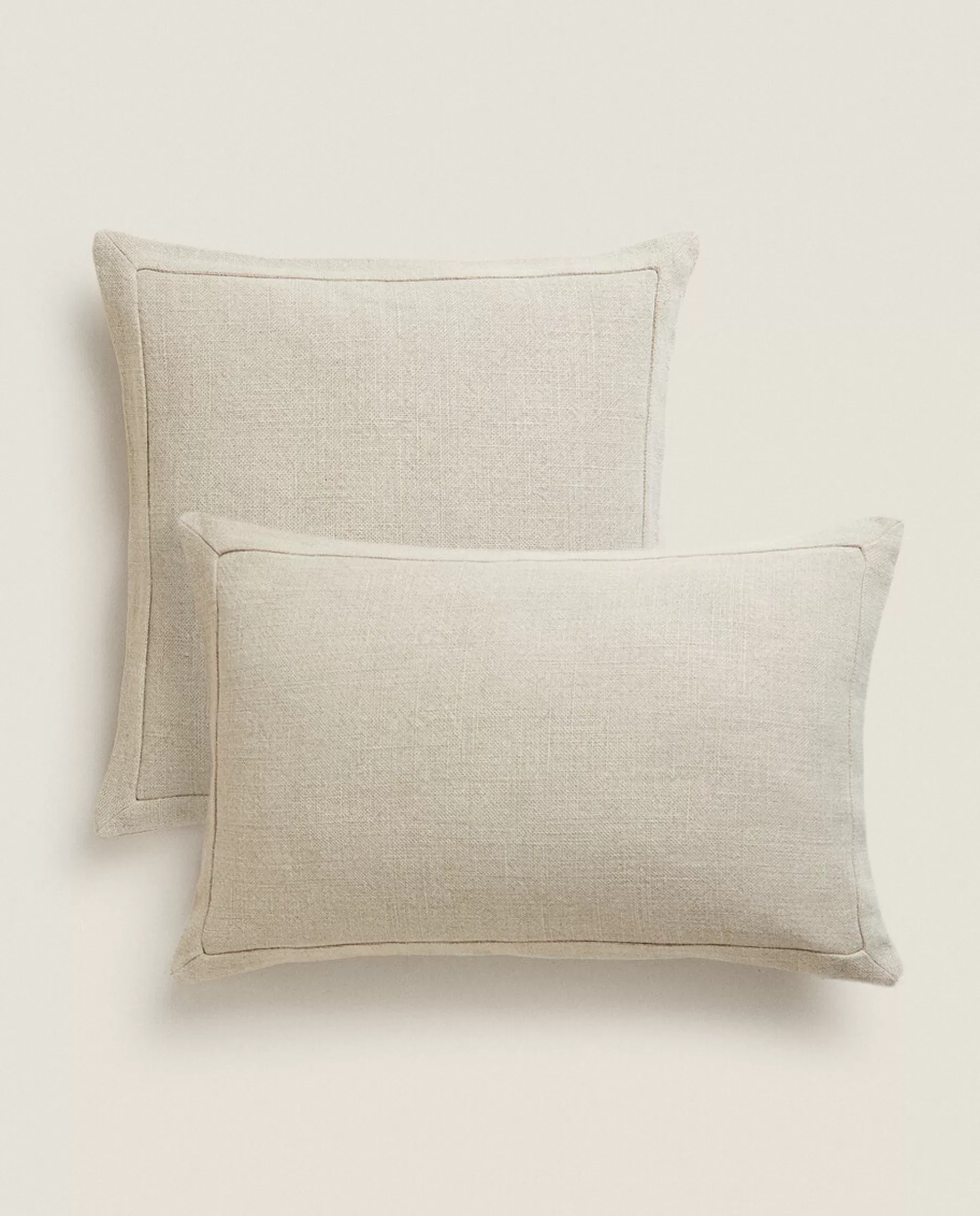 ZARA Home Linen Throw Pillow Cover | Solid