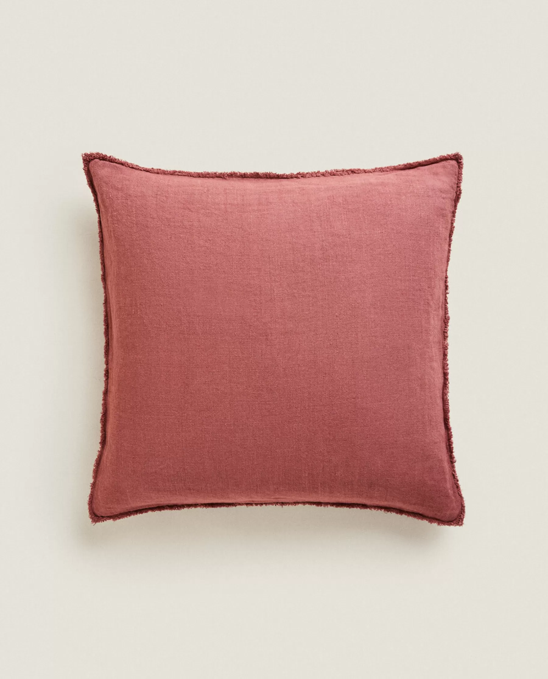 ZARA Home Linen Throw Pillow Cover | Solid