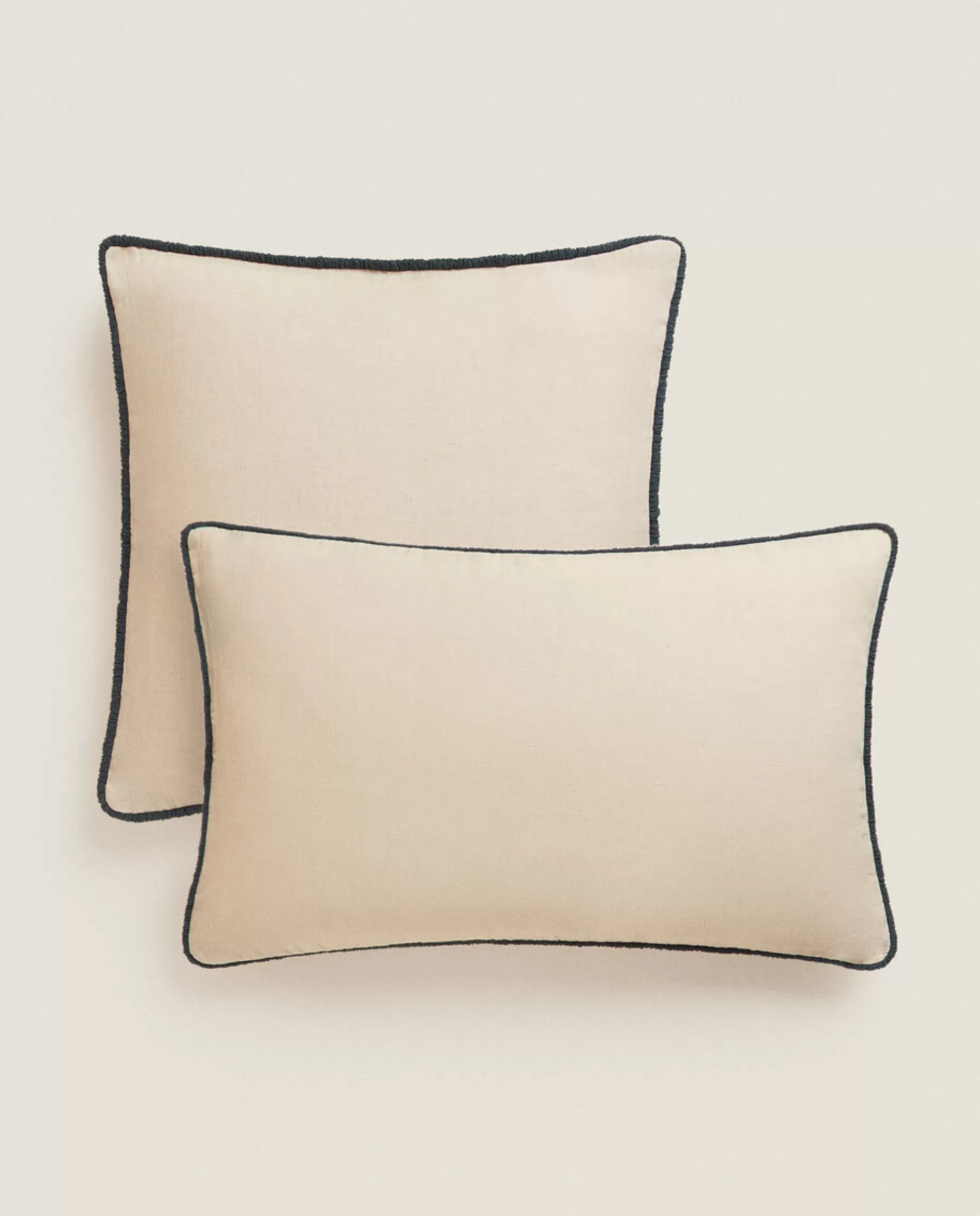 ZARA Home Linen Throw Pillow Cover | Solid