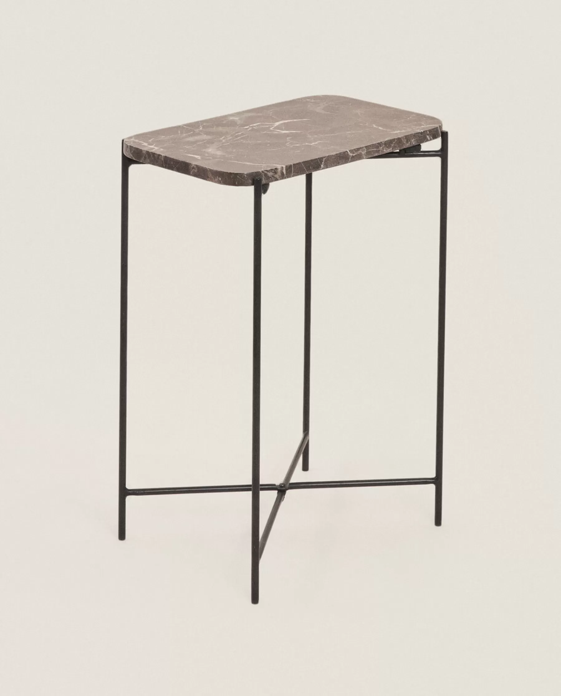 ZARA Home Marble Side Table | Bedside/Occasional Tables