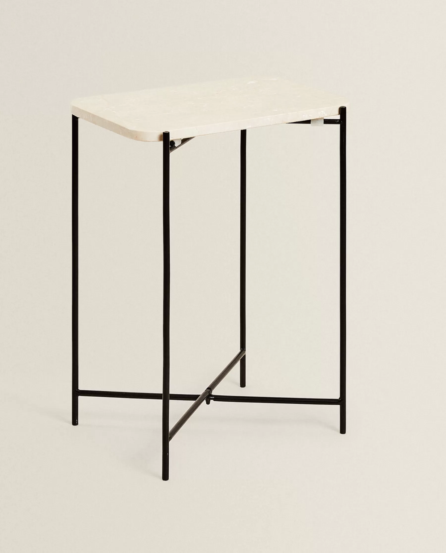 ZARA Home Marble Side Table | Bedside/Occasional Tables