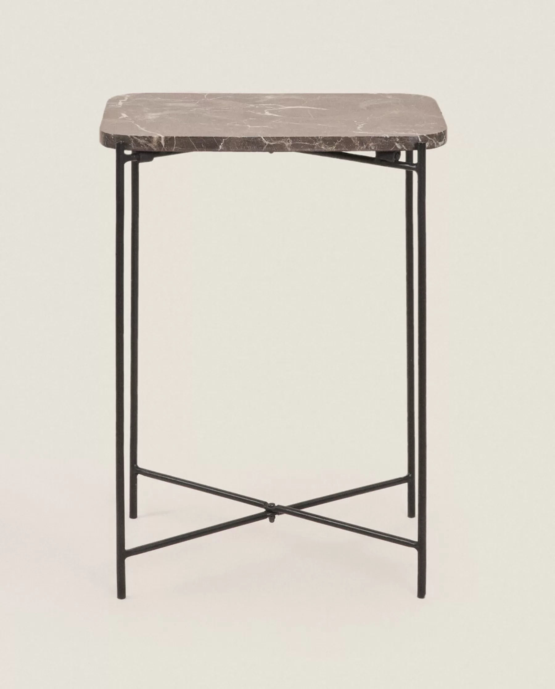 ZARA Home Marble Side Table | Bedside/Occasional Tables