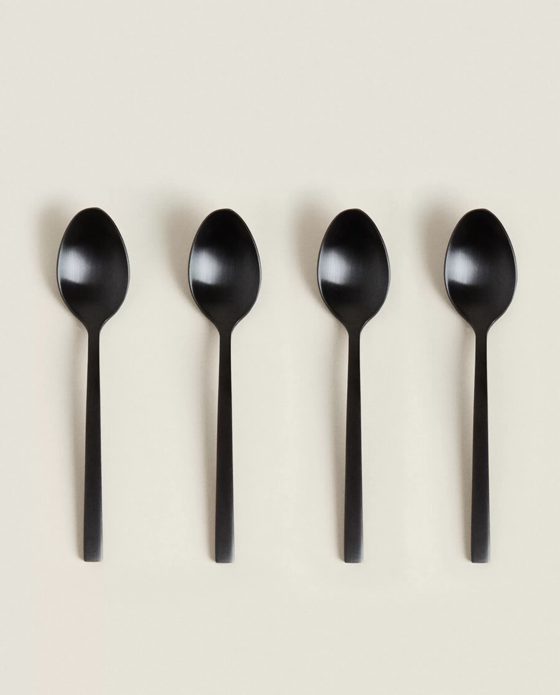 ZARA Home Matte Dessert Spoons (Pack Of 4) | Cutlery