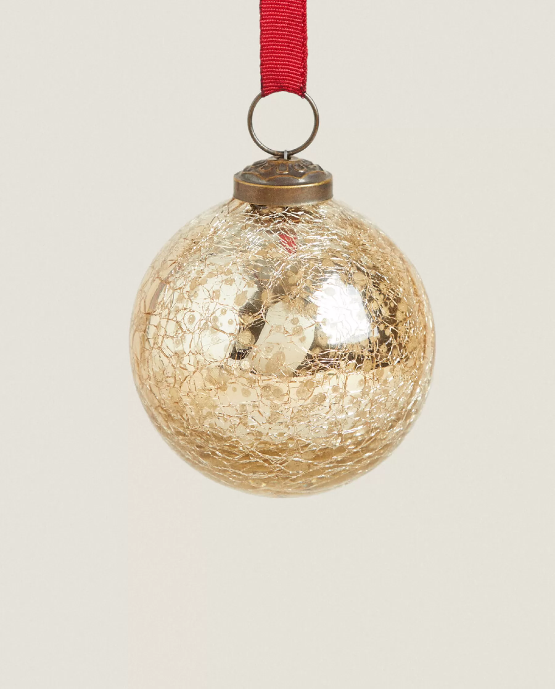 ZARA Home Mercurized Glass Christmas Ornament | Decoration