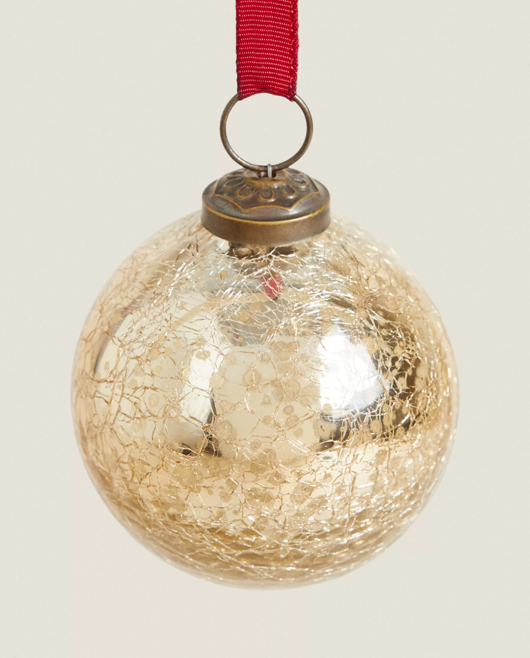 ZARA Home Mercurized Glass Christmas Ornament | Decoration