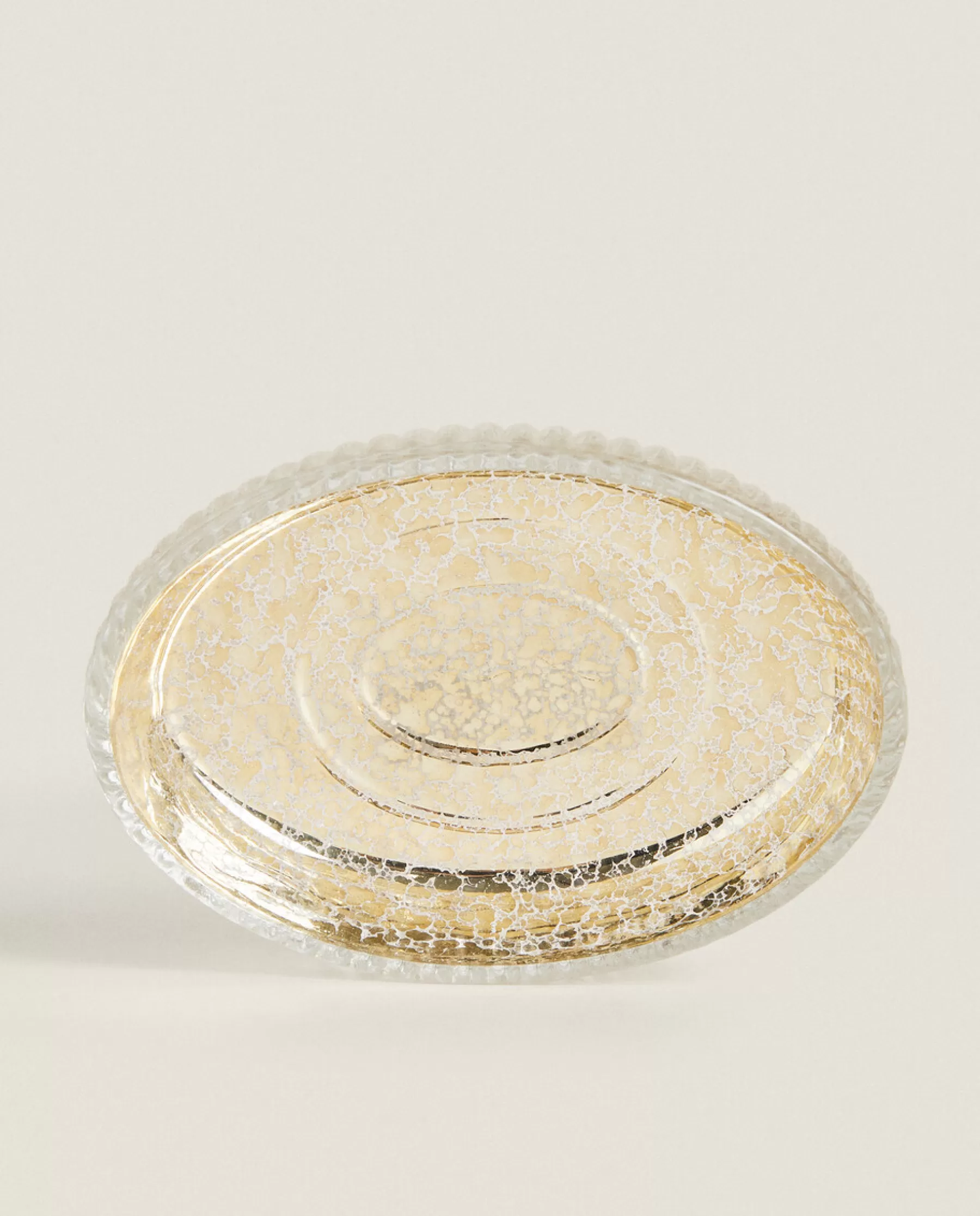 ZARA Home Mercurized Glass Soap Dish | Soap Dishes