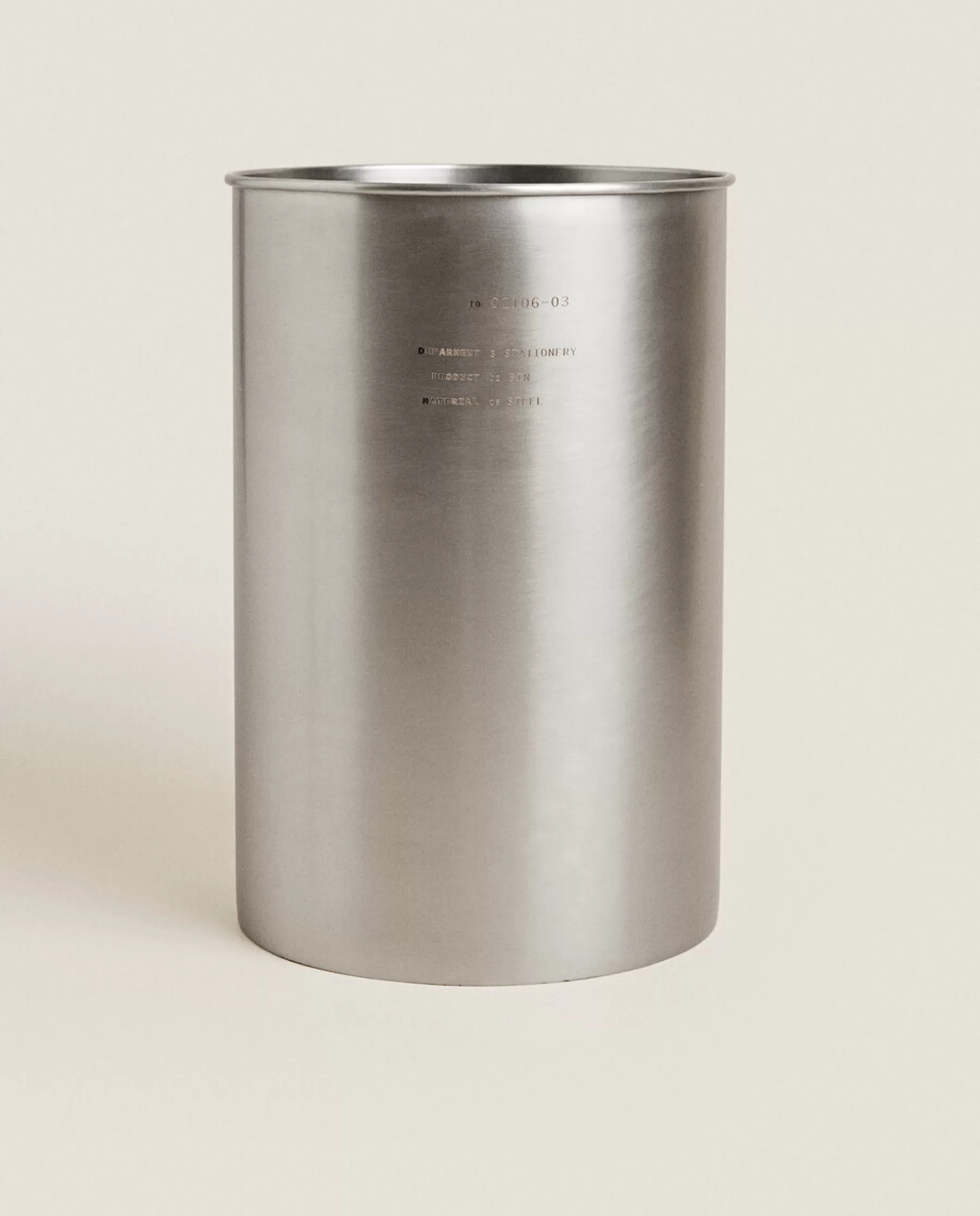 ZARA Home Metal Wastepaper Basket | Stationery