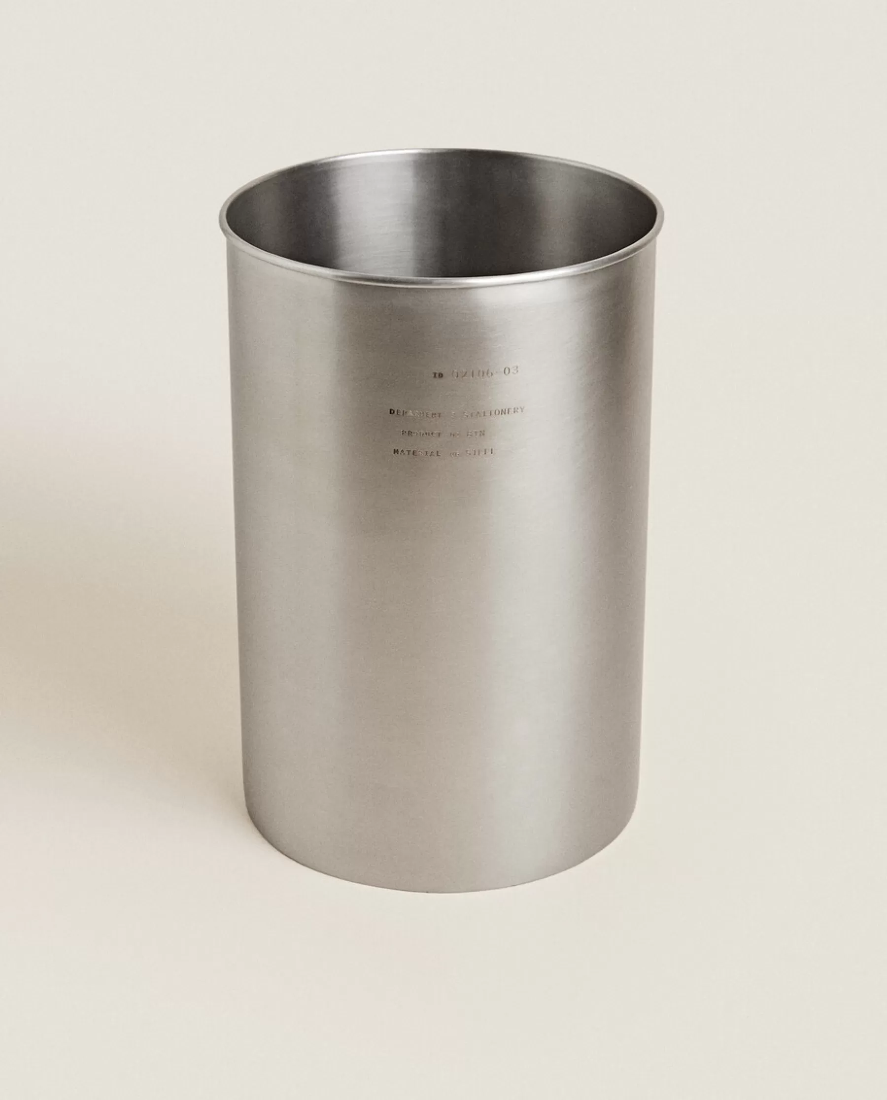 ZARA Home Metal Wastepaper Basket | Stationery