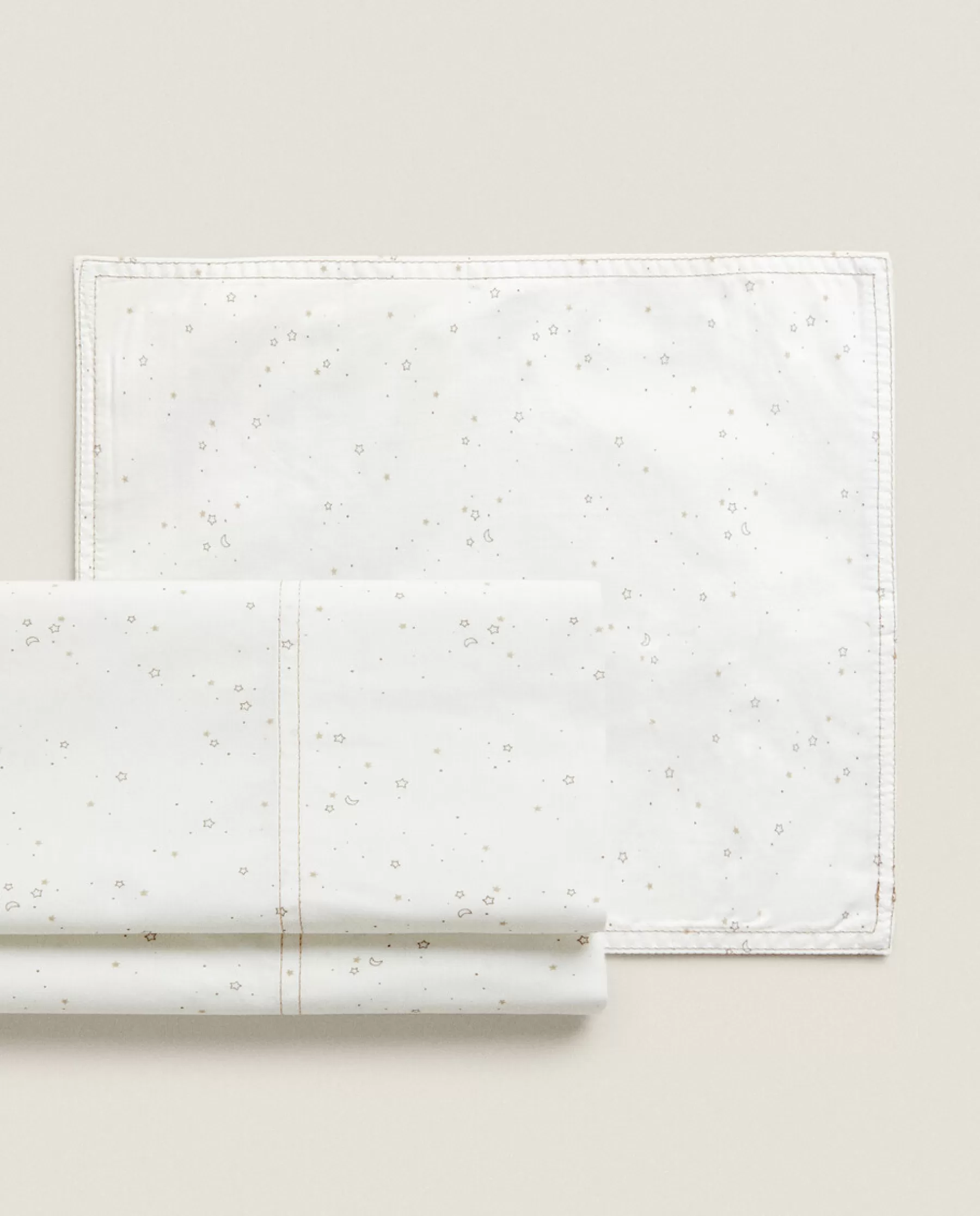 ZARA Home Moon And Star Flat Sheet Set | Crib Bedding