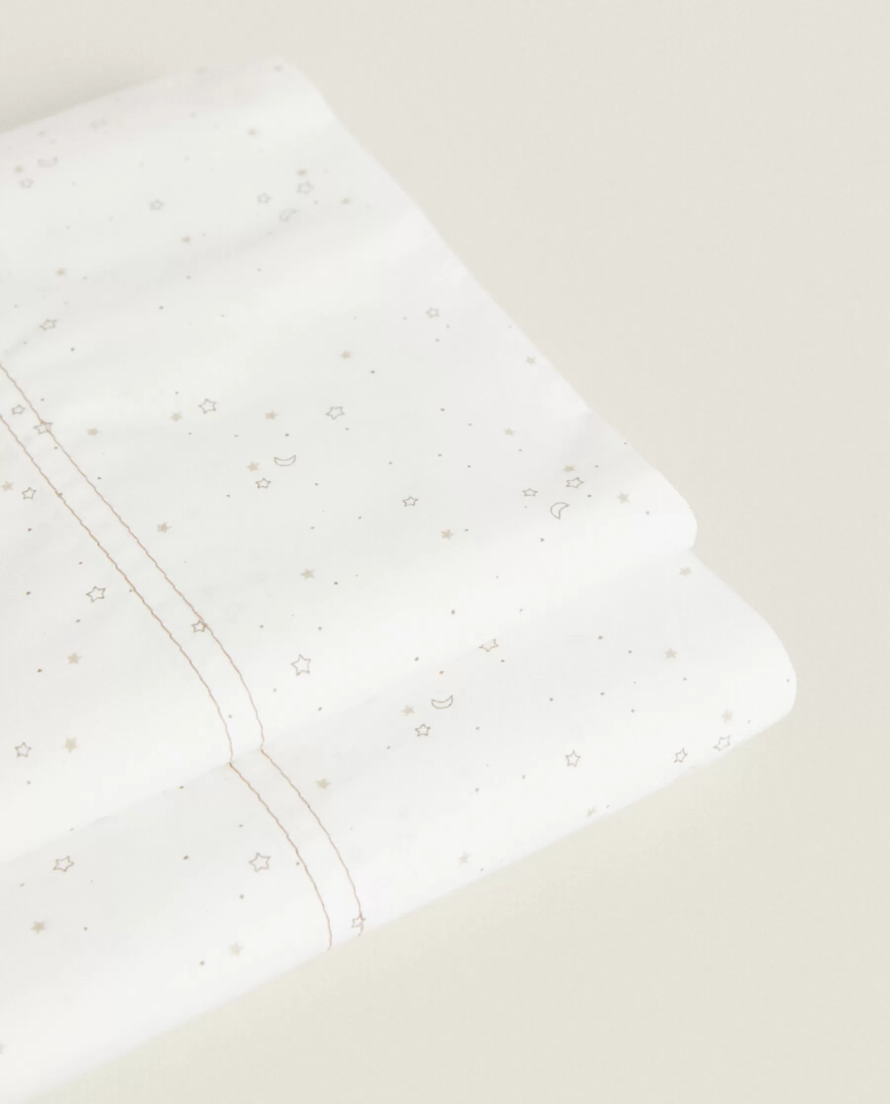 ZARA Home Moons And Stars Flat Sheet | Crib Bedding