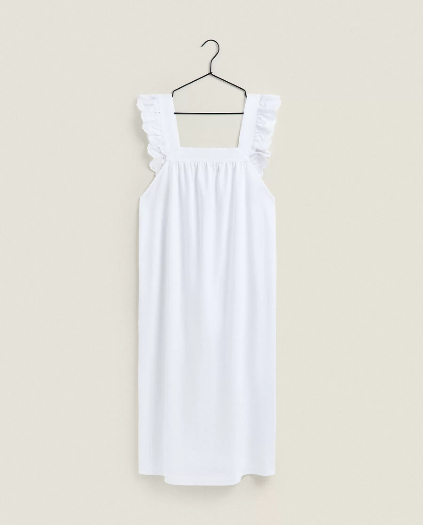 ZARA Home Nightgown With Ruffles | Nightdresses