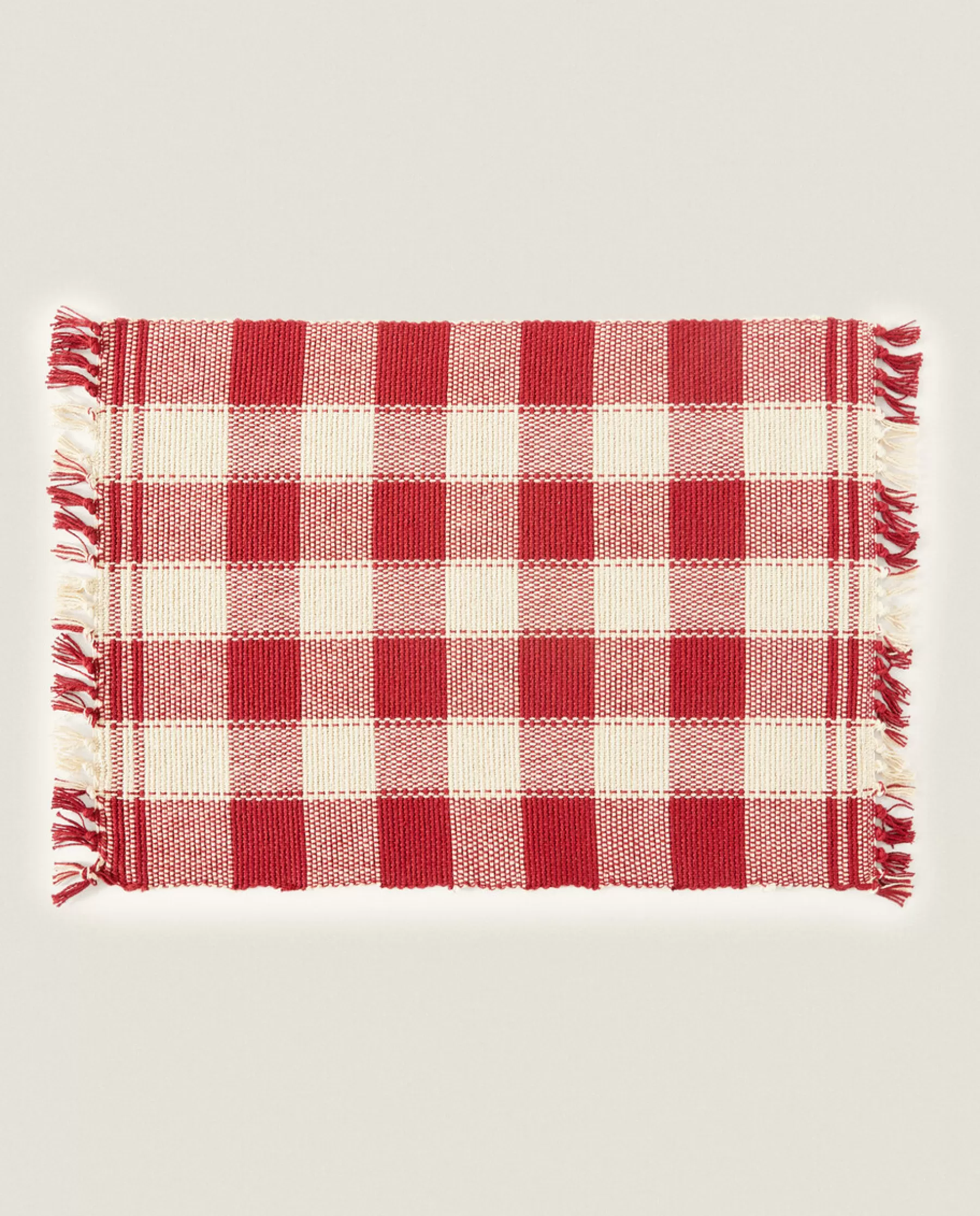 ZARA Home Pack Of Christmas Check Placemats | Dining