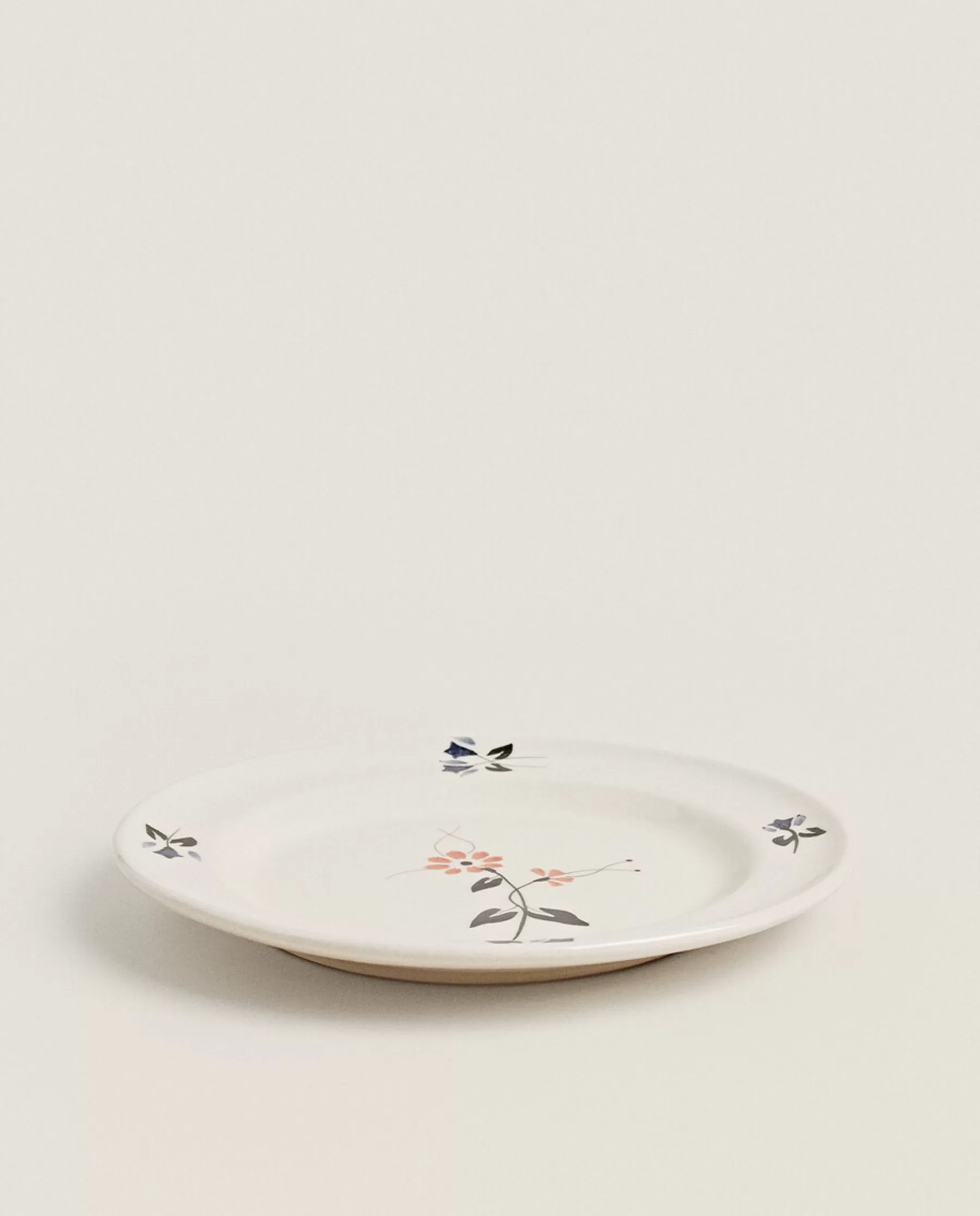 ZARA Home Painted Floral Dinner Plate | Dinner Plates