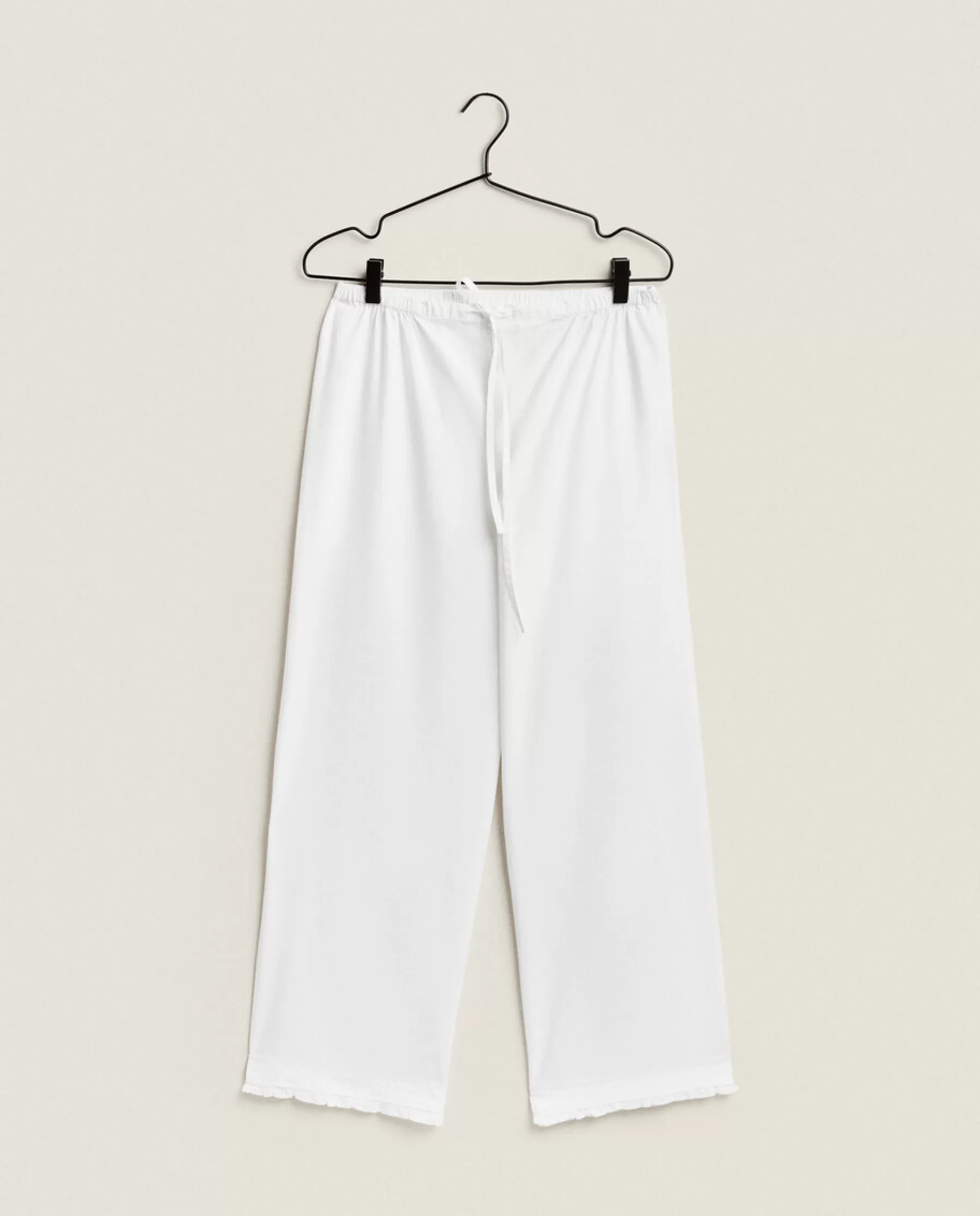 ZARA Home Pants With Lace Trim Hems | Pajamas