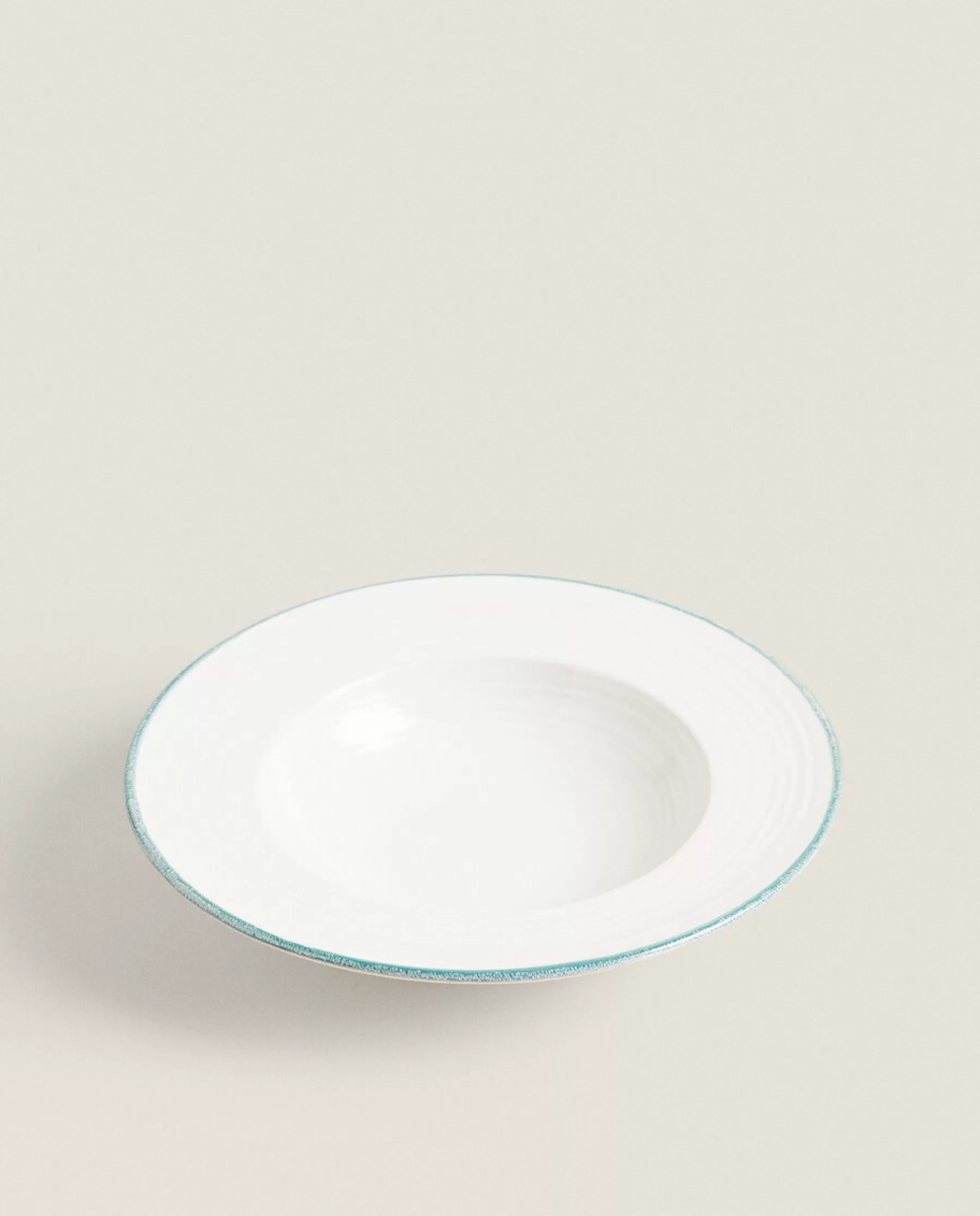 ZARA Home Pasta Plate With Rim | Soup Plates