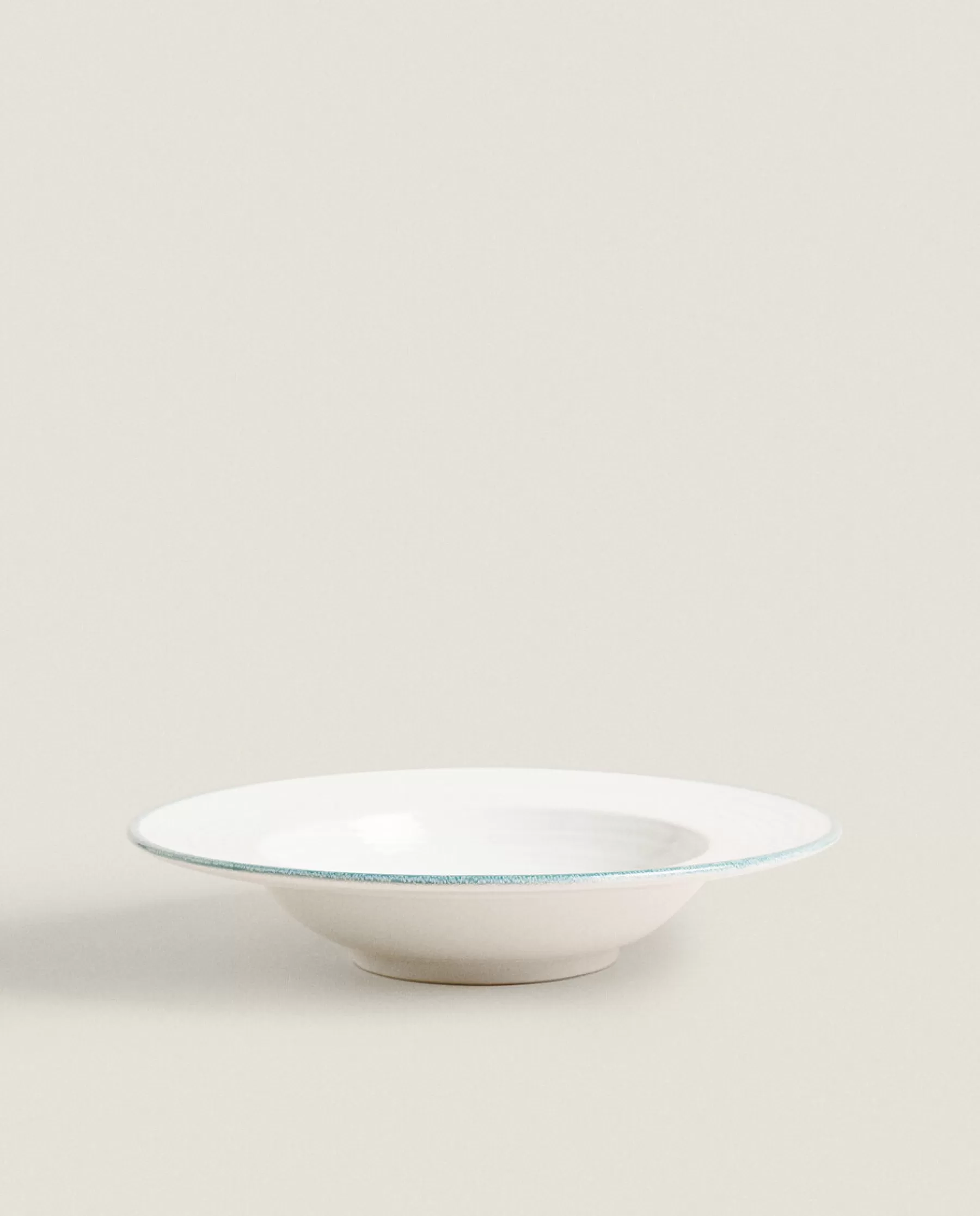 ZARA Home Pasta Plate With Rim | Soup Plates