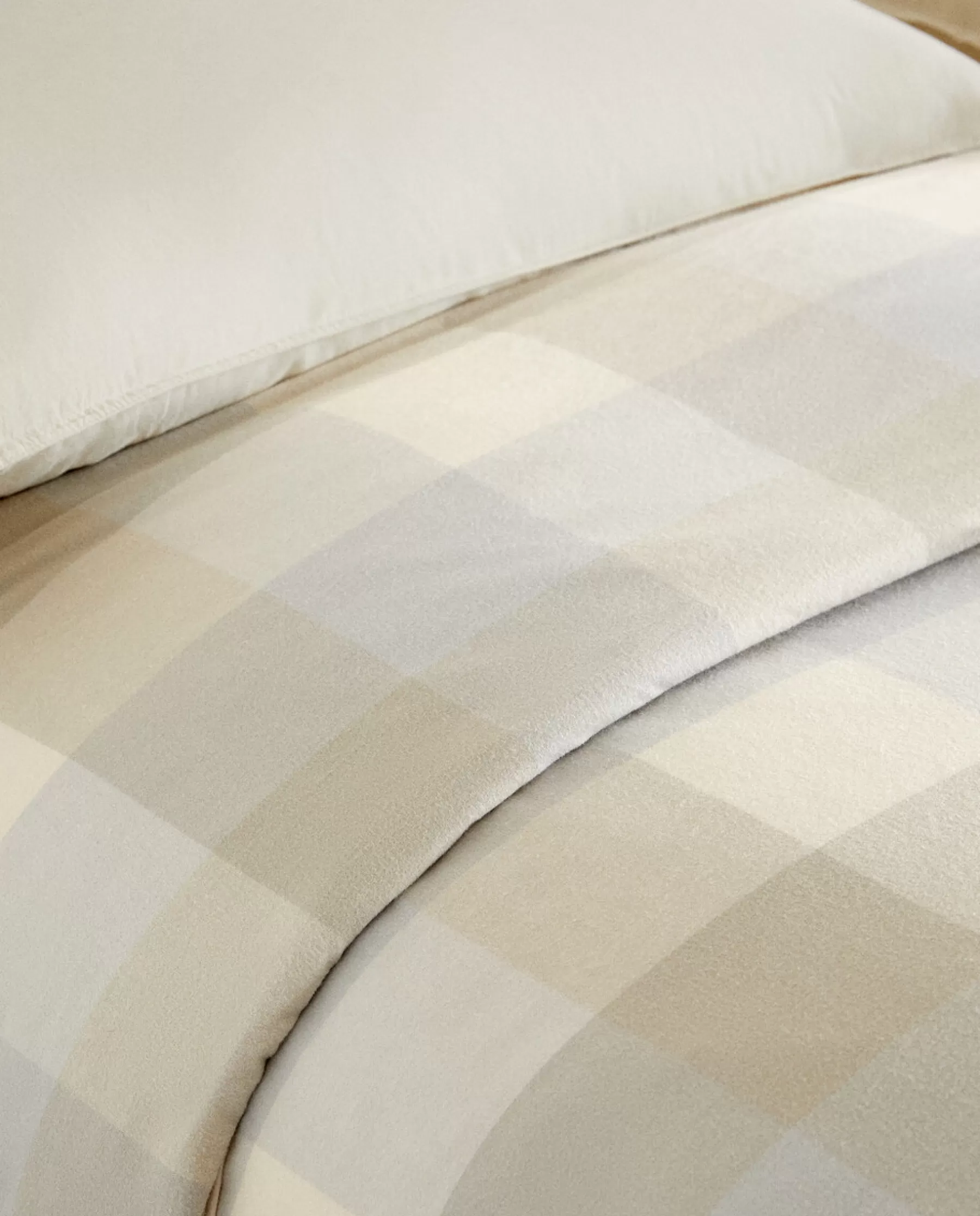 ZARA Home Plaid Flannel Duvet Cover | Duvet Covers