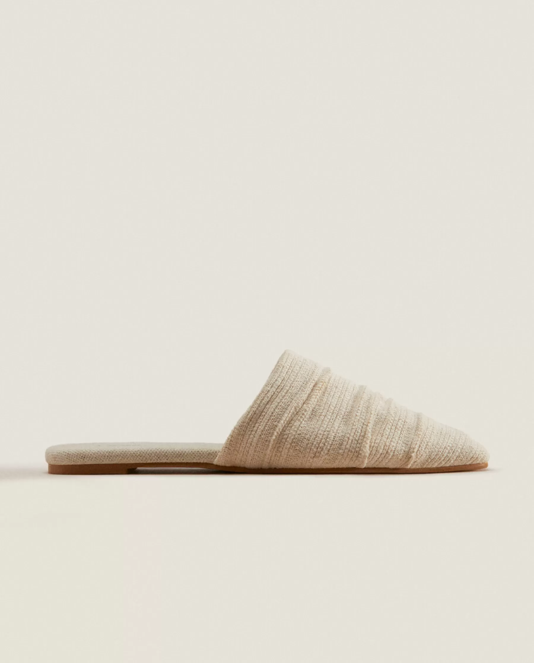 ZARA Home Pleated Mules | Woman