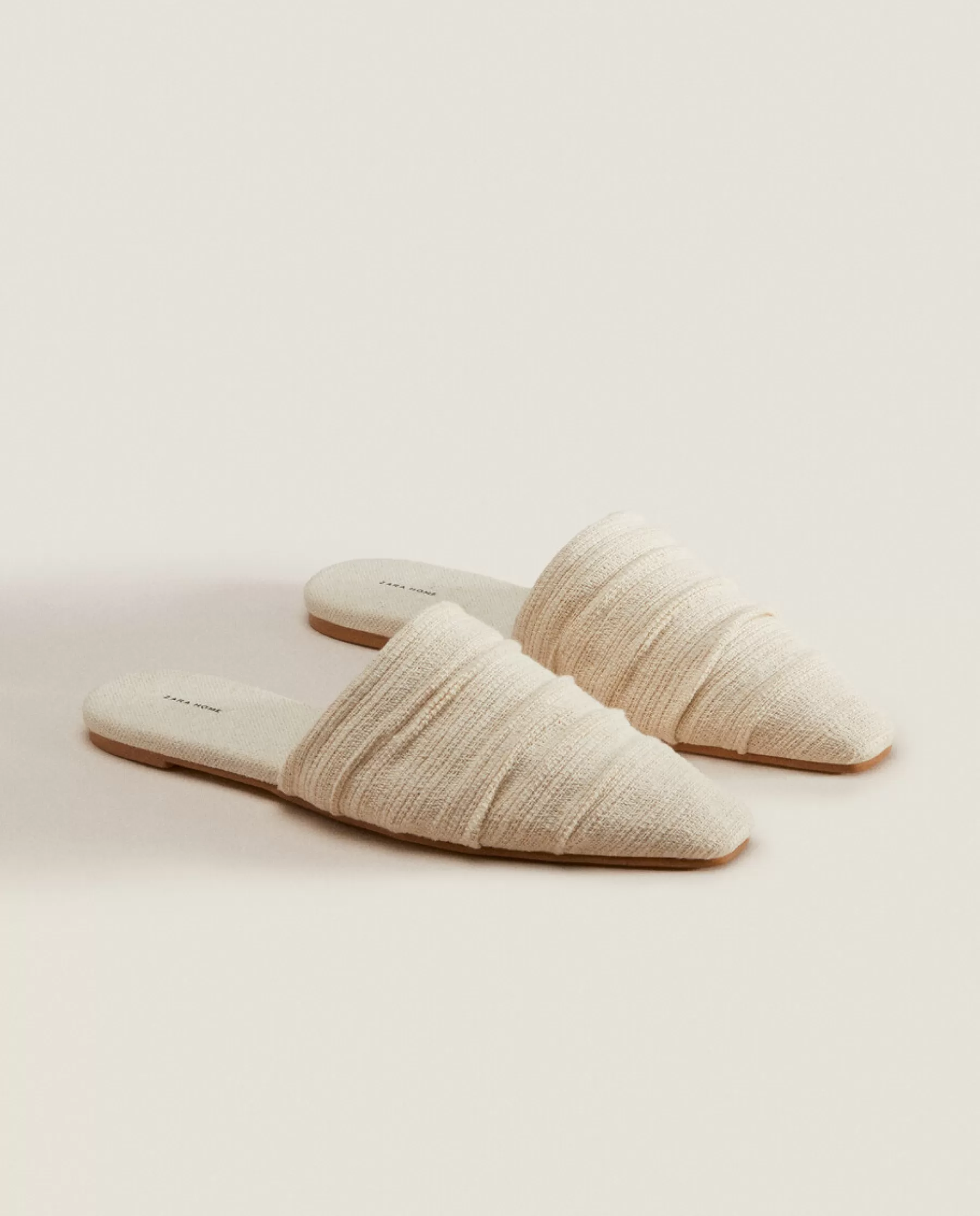 ZARA Home Pleated Mules | Woman