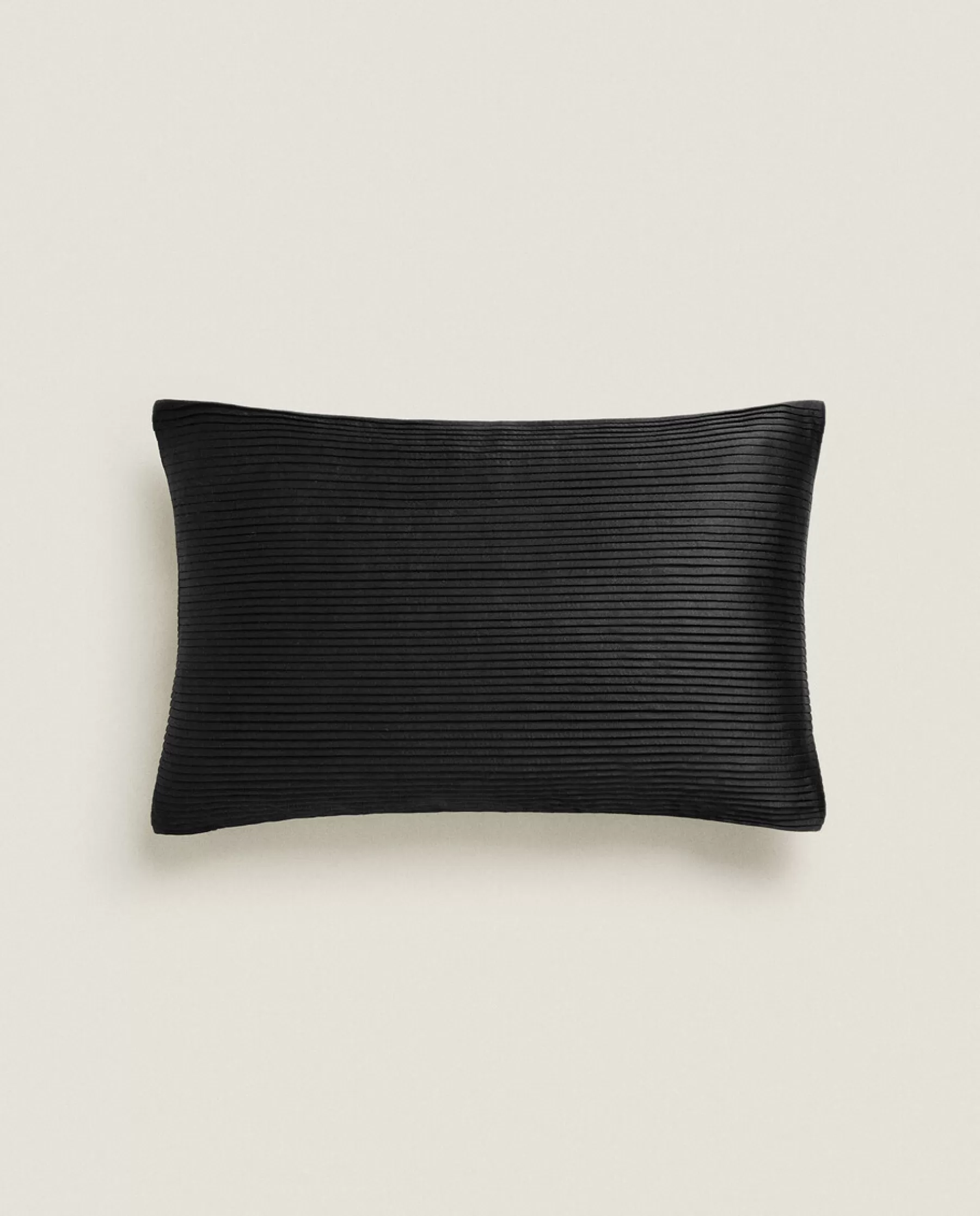 ZARA Home Pleated Throw Pillow Cover | Solid