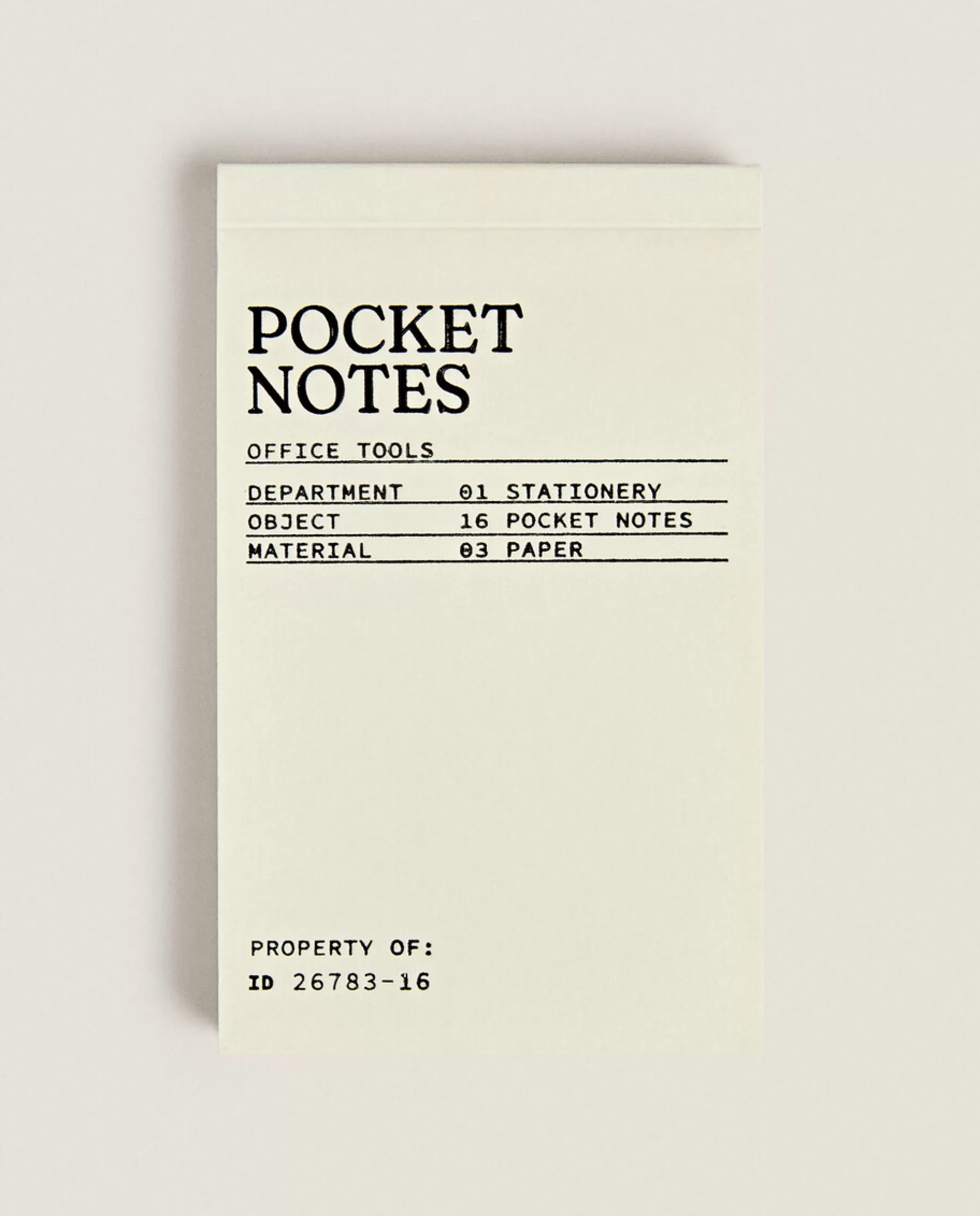 ZARA Home Pocket Notepad | Stationery