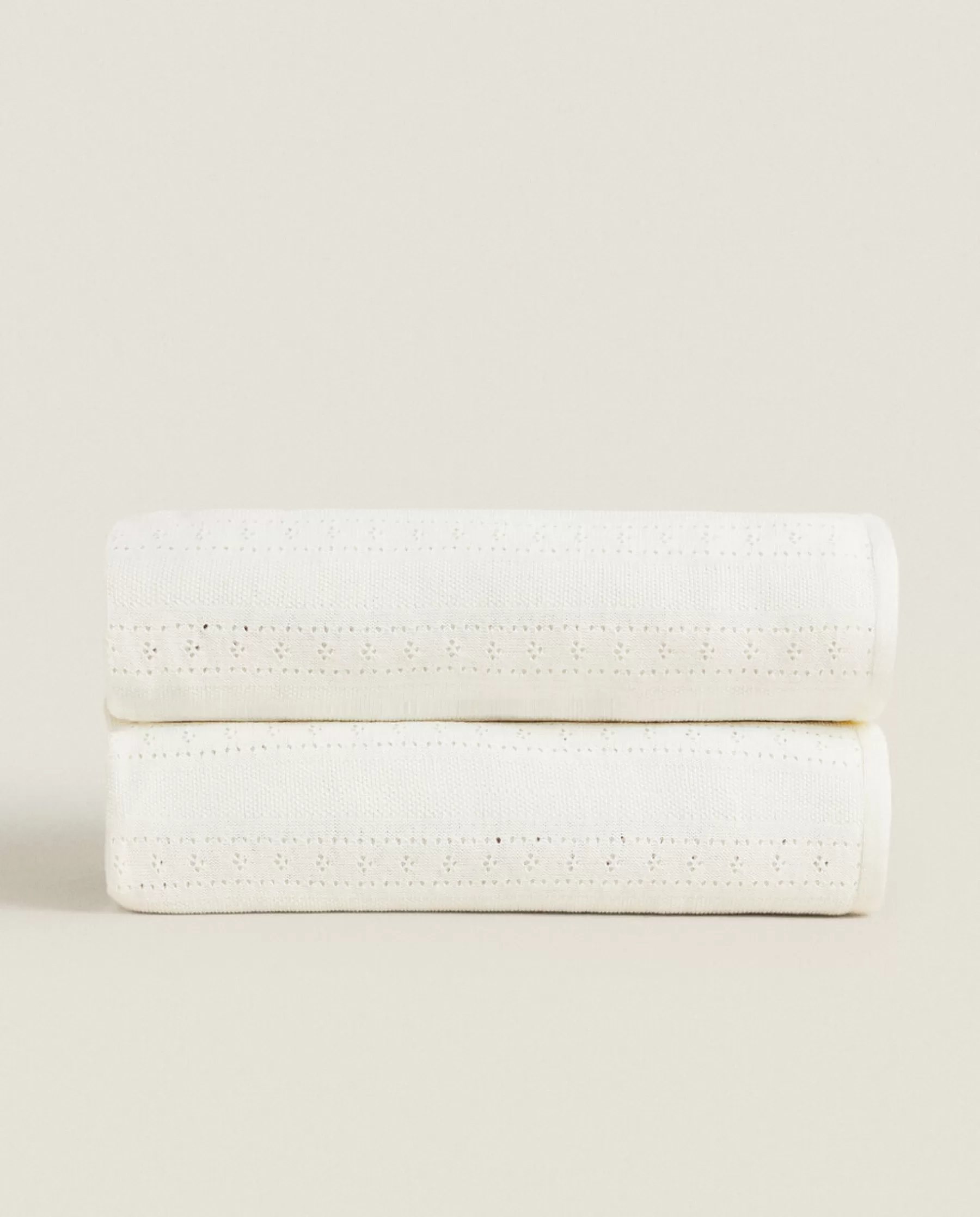 ZARA Home Pointelle Cotton Blanket | Blankets