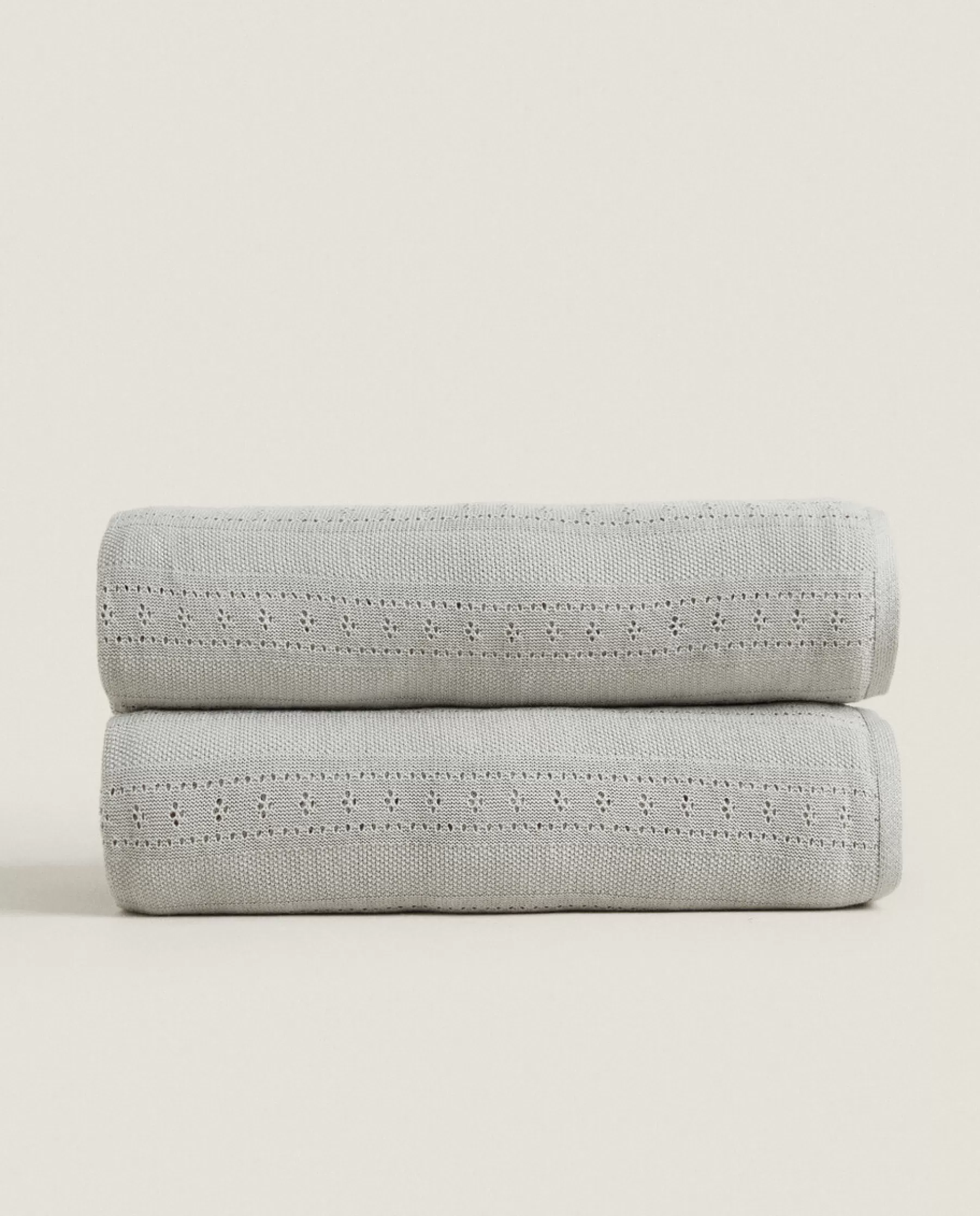 ZARA Home Pointelle Cotton Blanket | Blankets