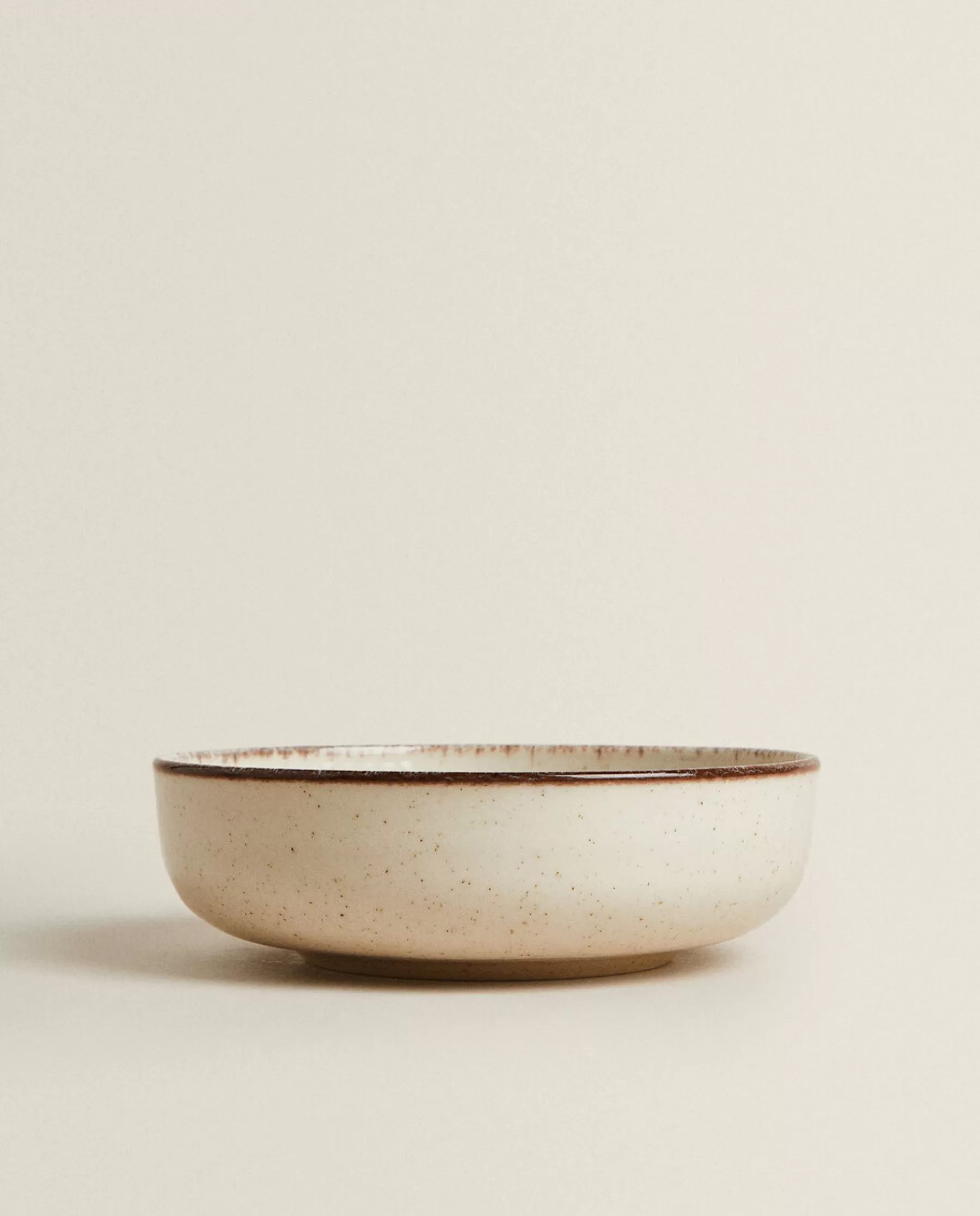 ZARA Home Porcelain Bowl With Antique Finish Rim | Bowls