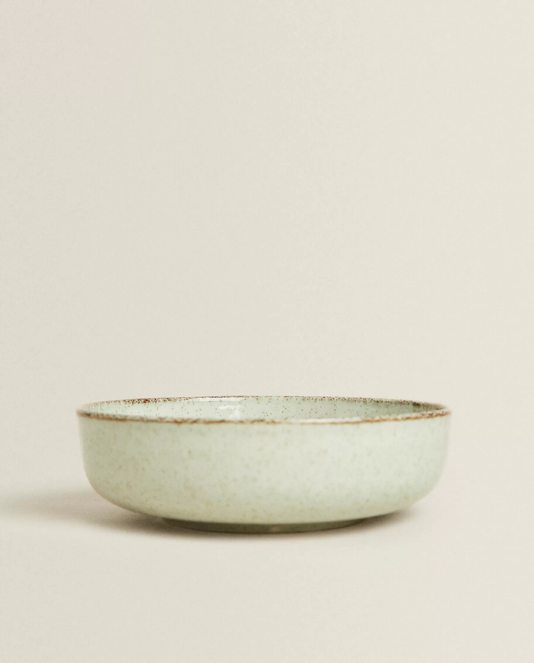 ZARA Home Porcelain Bowl With Antique Finish Rim | Bowls