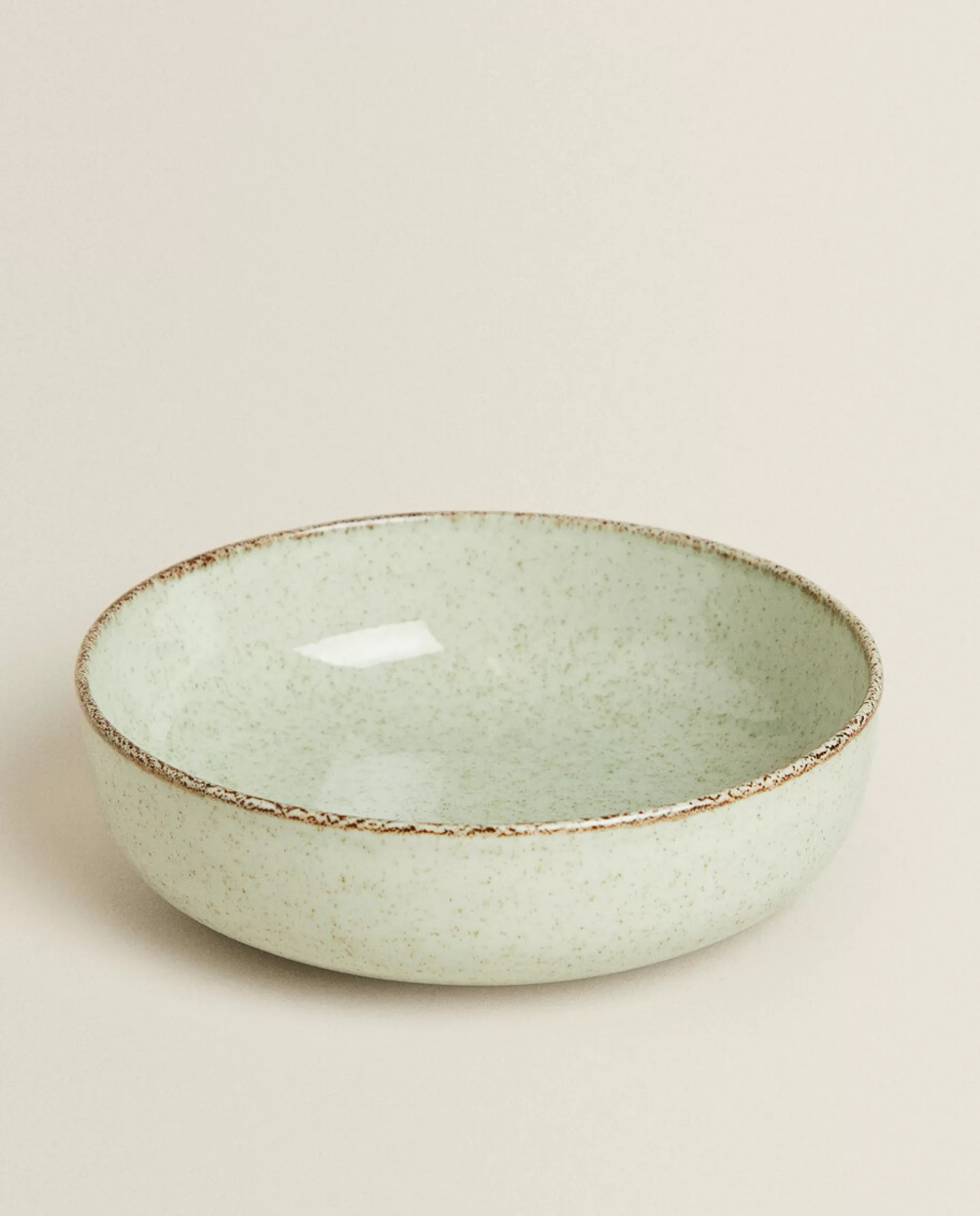 ZARA Home Porcelain Bowl With Antique Finish Rim | Bowls