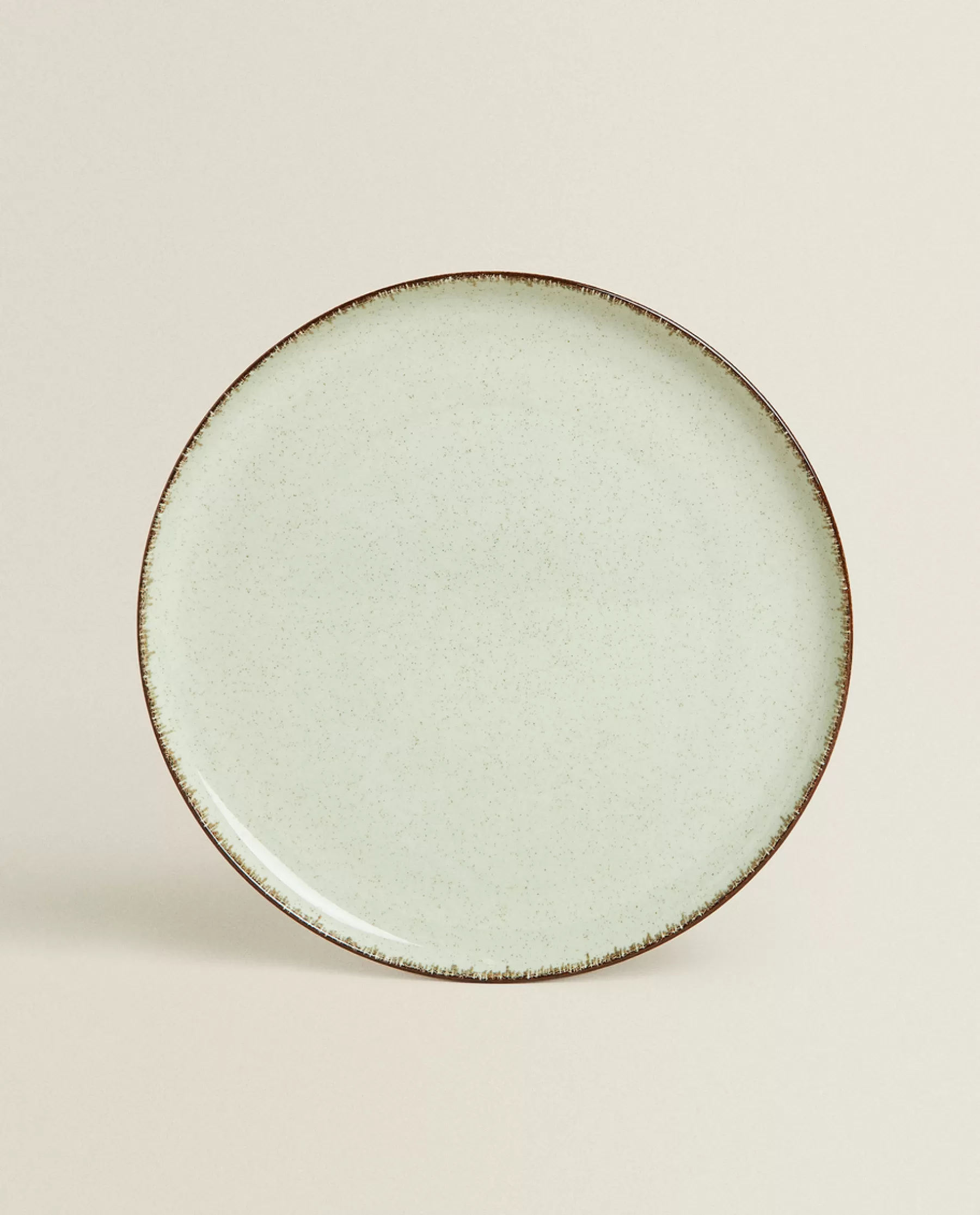 ZARA Home Porcelain Dinner Plate With Antique Finish Rim | Dinner Plates