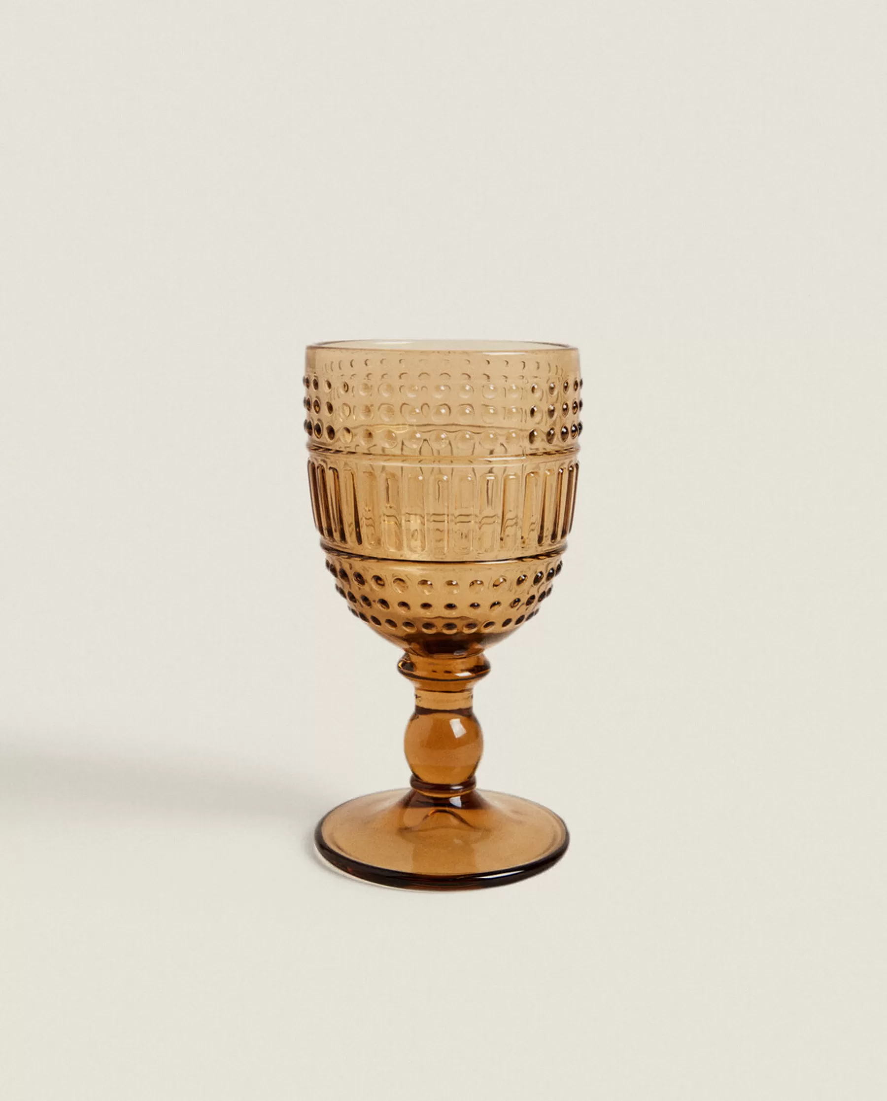 ZARA Home Raised Design Wine Glass | Glasses And Flutes