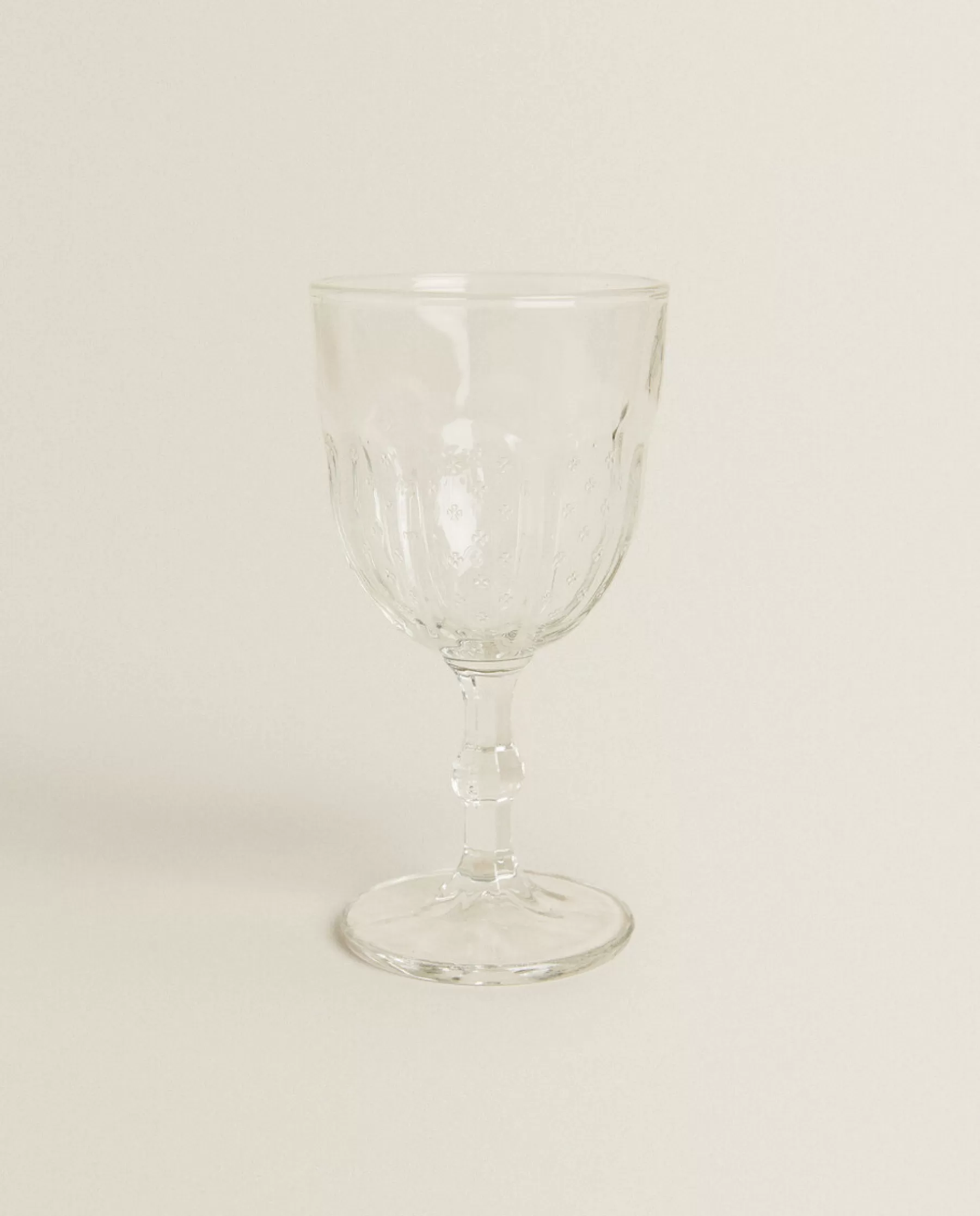 ZARA Home Raised Design Wine Glass | Glasses And Flutes