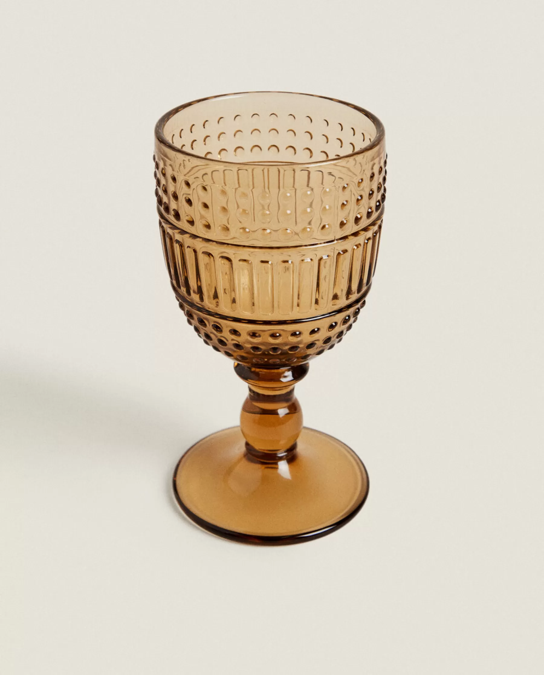 ZARA Home Raised Design Wine Glass | Glasses And Flutes