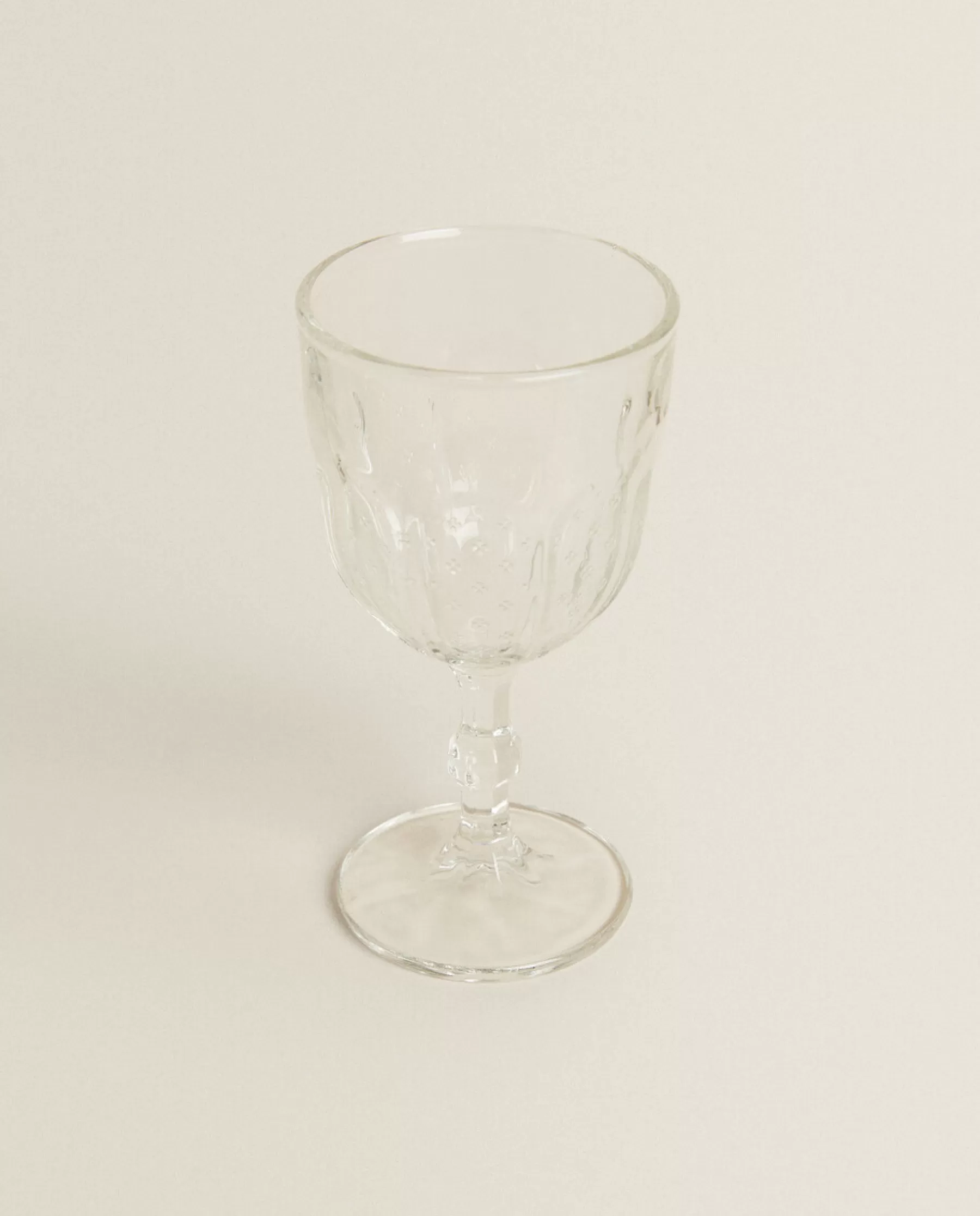 ZARA Home Raised Design Wine Glass | Glasses And Flutes