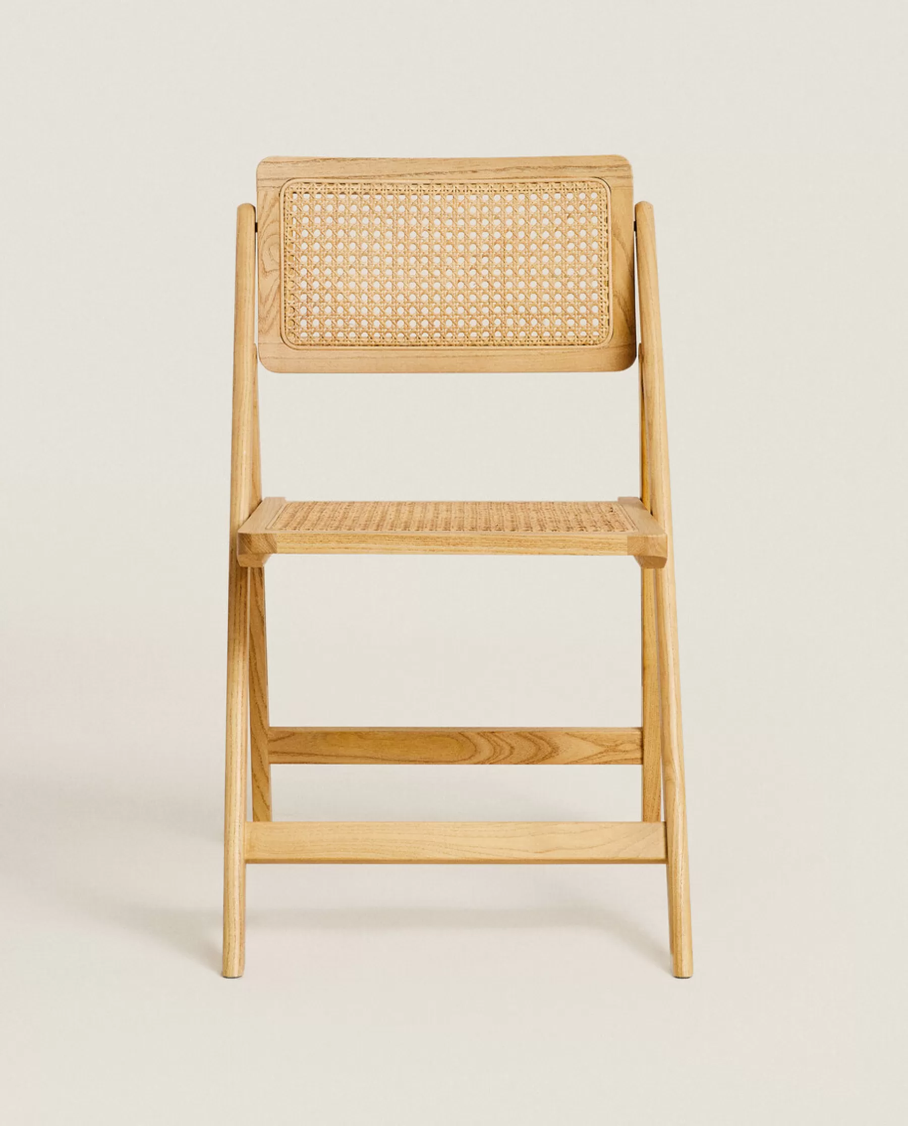 ZARA Home Rattan And Wood Folding Chair | Chairs & Armchairs