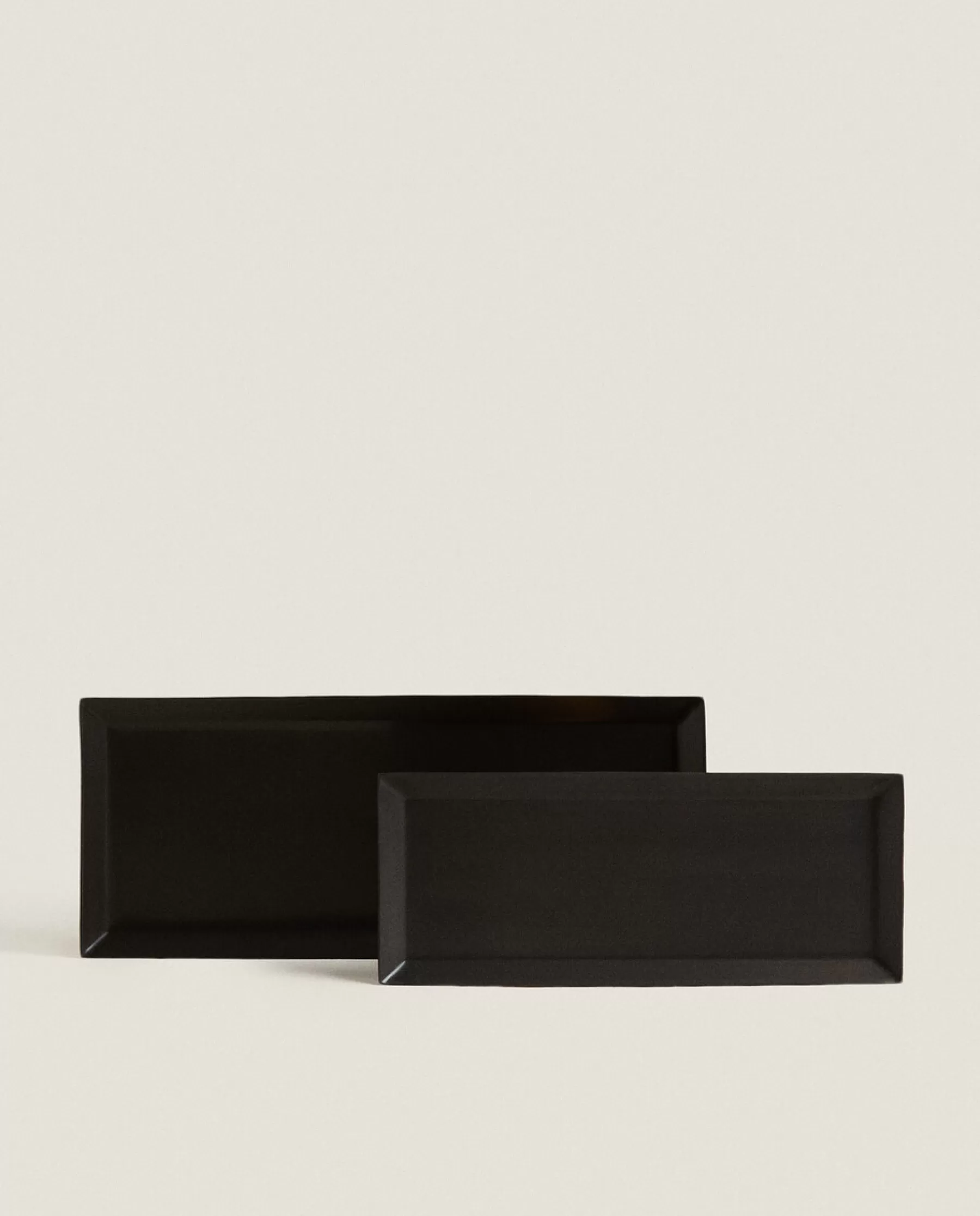 ZARA Home Rectangular Metal Tray | Trays And Small Change Holders