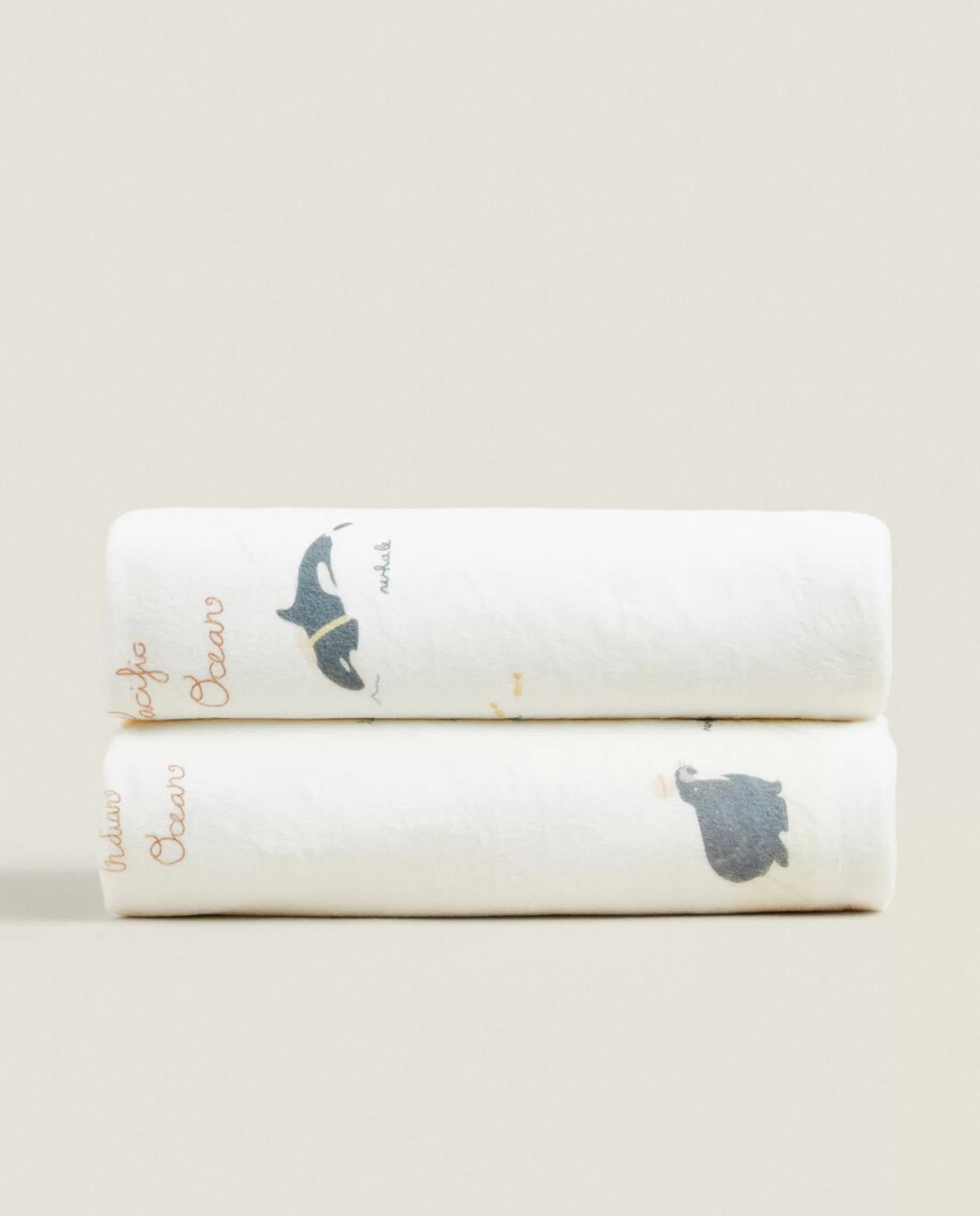 ZARA Home Reversible World Map Blanket | Blankets