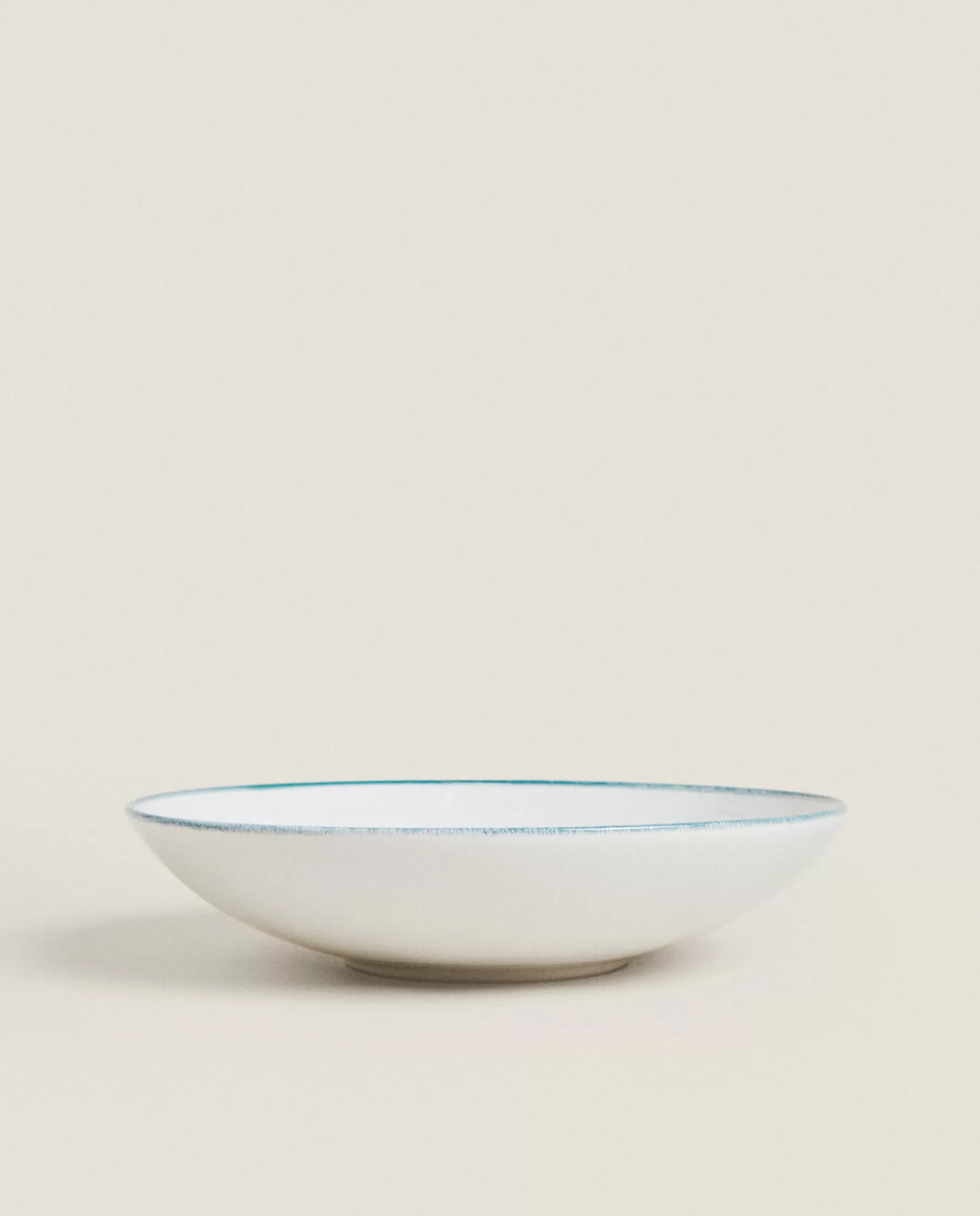 ZARA Home Rim Detail Soup Plate | Soup Plates