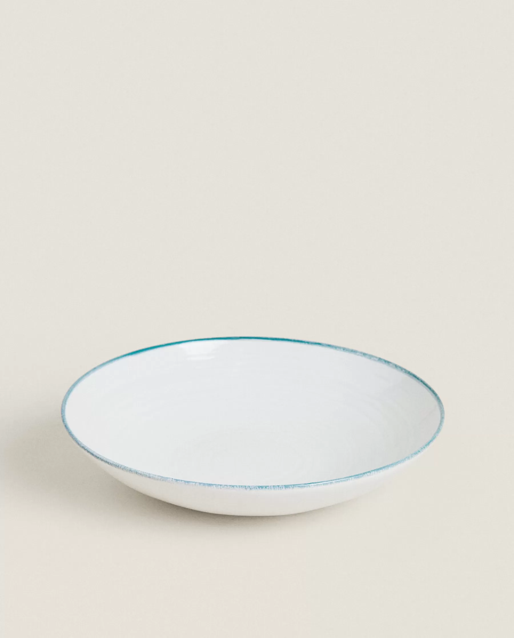 ZARA Home Rim Detail Soup Plate | Soup Plates