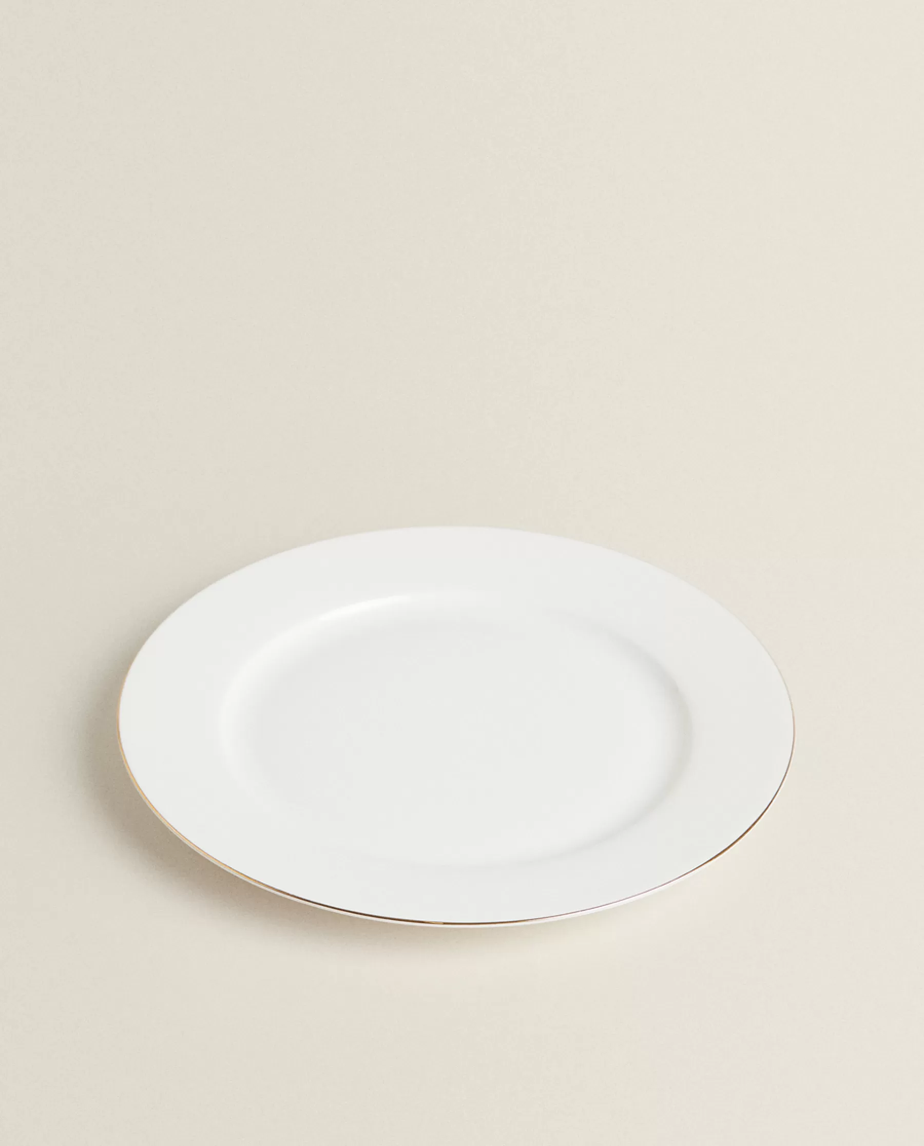 ZARA Home Rimmed Bone China Dinner Plate | Dinner Plates