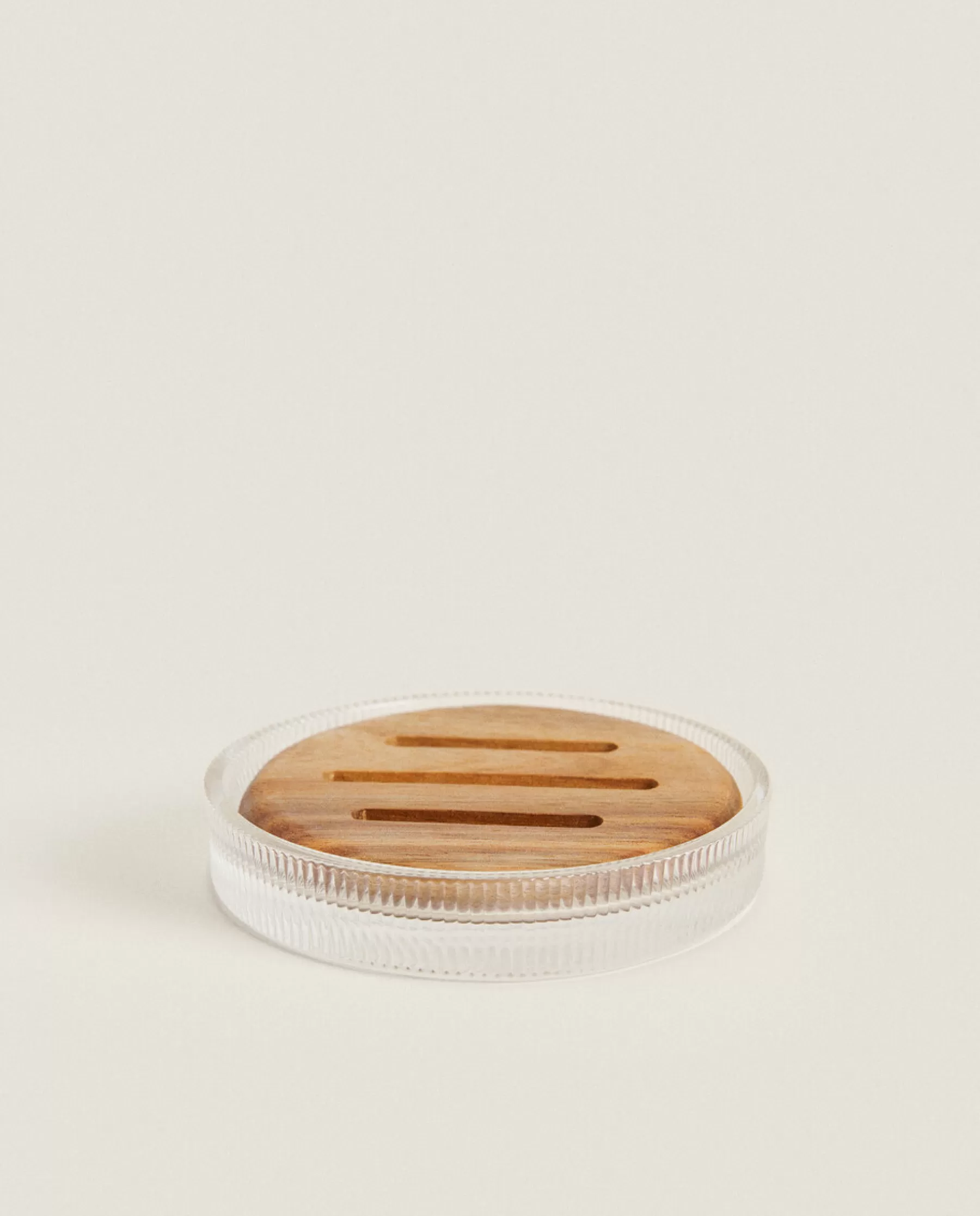 ZARA Home Round Soap Dish With Raised Design | Soap Dishes