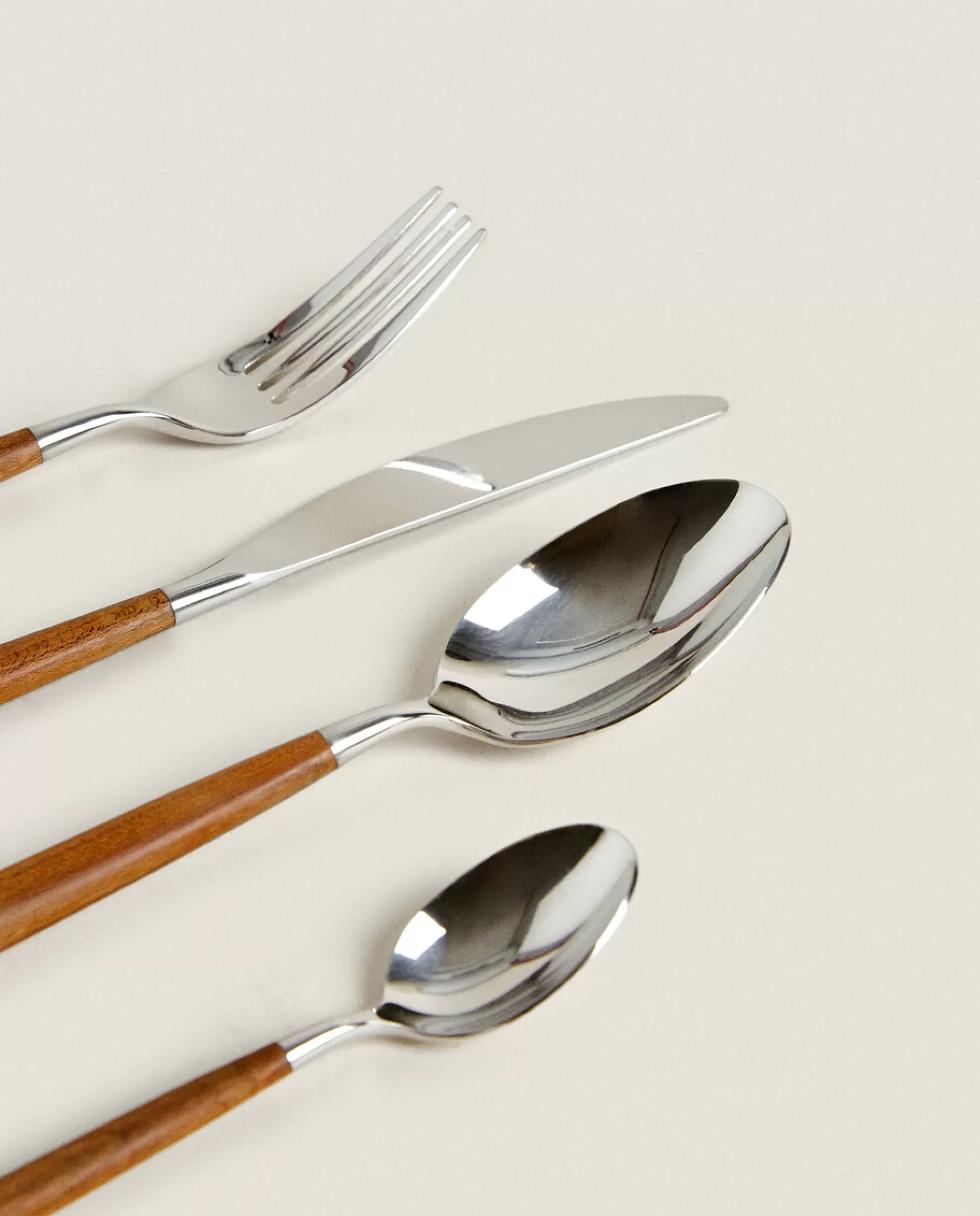 ZARA Home Set Of Maple Cutlery | Cutlery